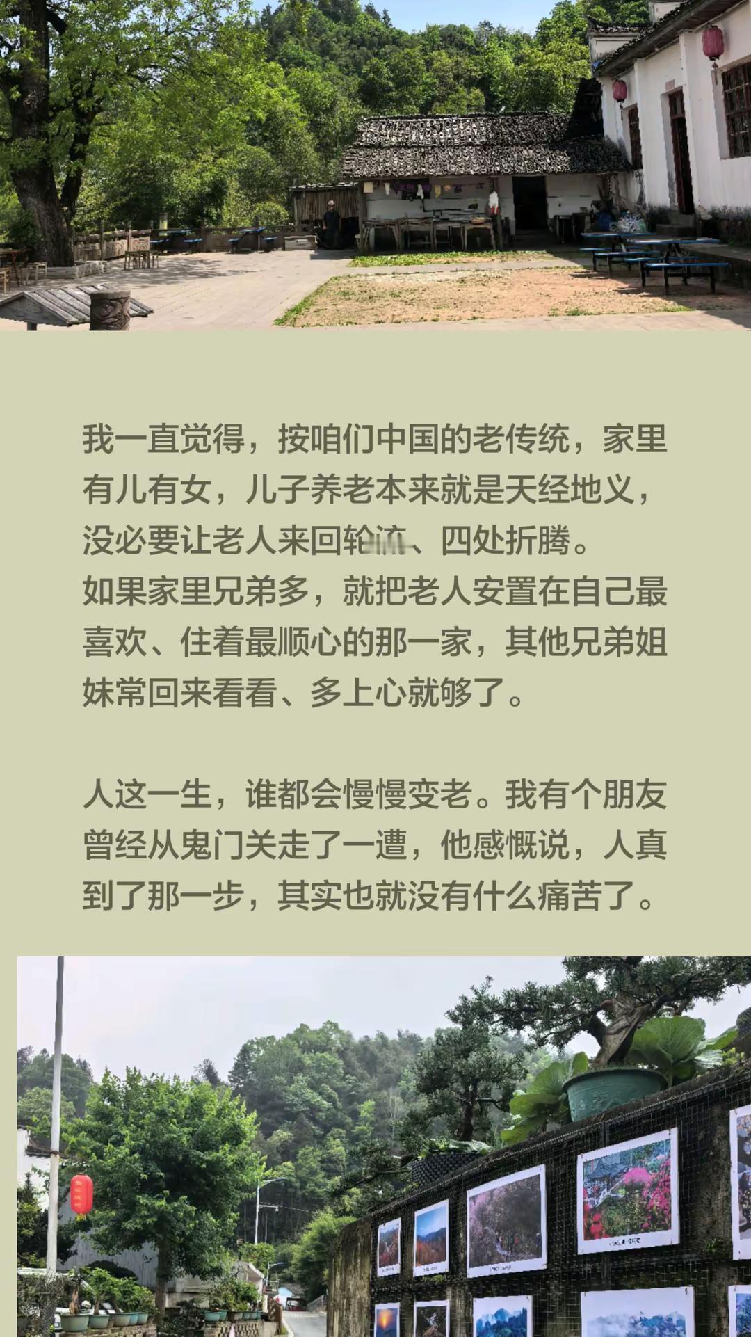我评论了@影影 的作品：我一直觉得，按咱们中国的老传统，家里有儿有女，儿子养老本
