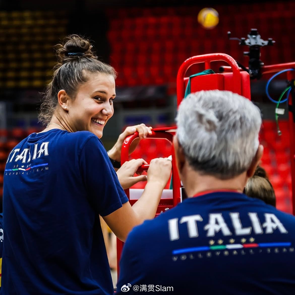 女排2026年世界女排联赛意大利女排  🇮🇹 意大利国家队队长安娜·达内西在