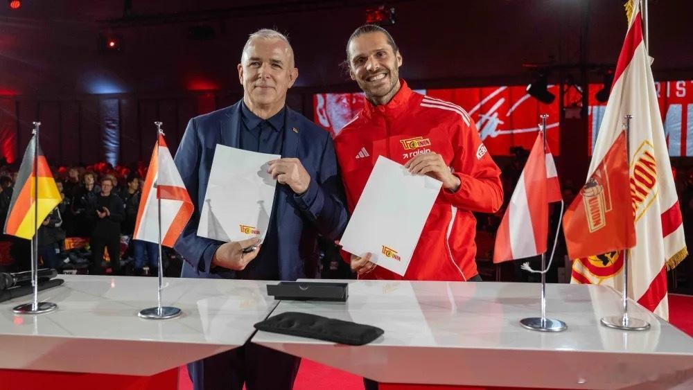 本周二，柏林联迎来60周年大庆，俱乐部同时还宣布了和队长，奥地利老将特里梅尔续约