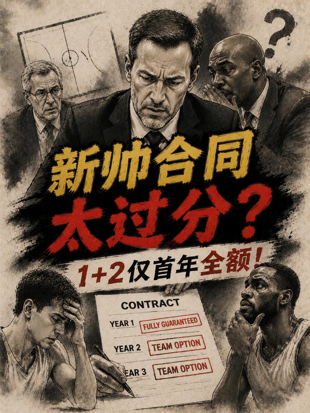 他们真的在贬低主帅的价值吗？他们此前的签下的主帅合同实在是太过分了。毕竟根据联盟