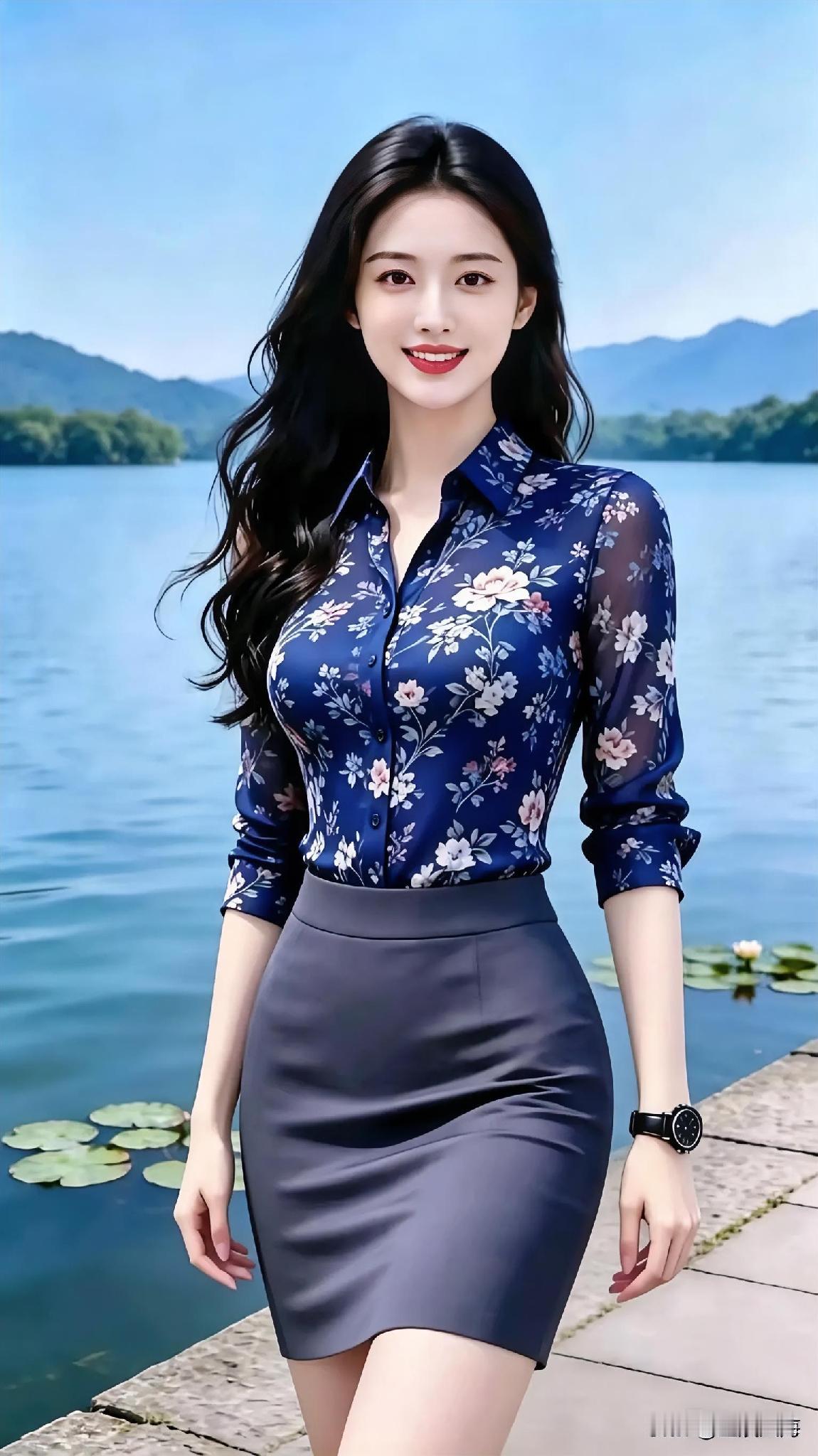 交换一张AI制作的美图
