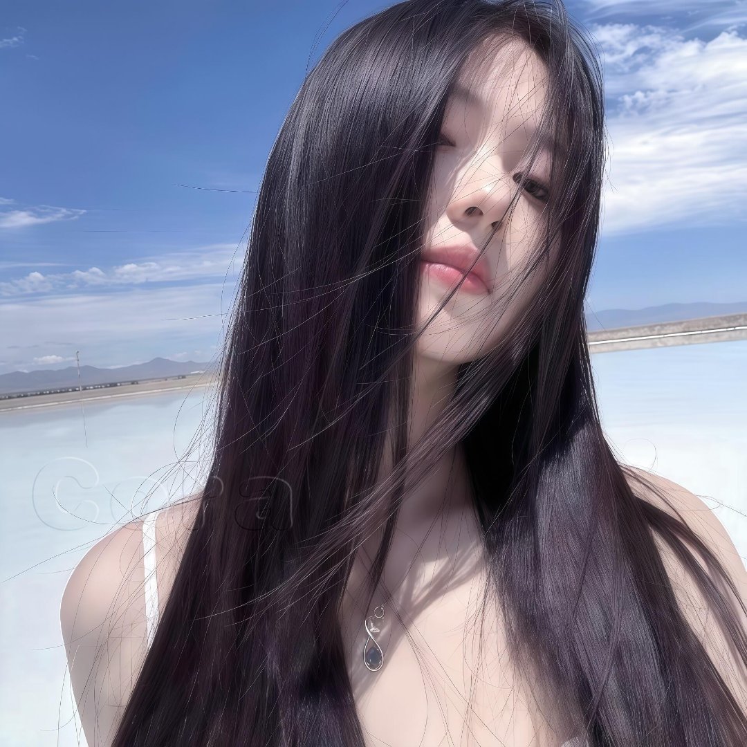 𝙒𝙚𝘾𝙝𝙖𝙩女生头像ins蓝色系女头｜低饱和氛围感丨无水印｜韩系女头