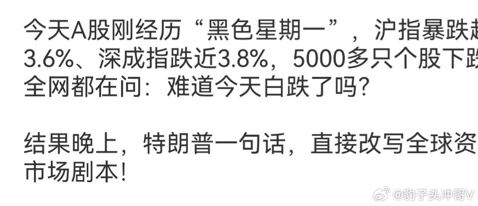 美股三大股指期货突然拉升一句话炸翻全球！美伊不打了？原油狂跌14%，全球股市暴力