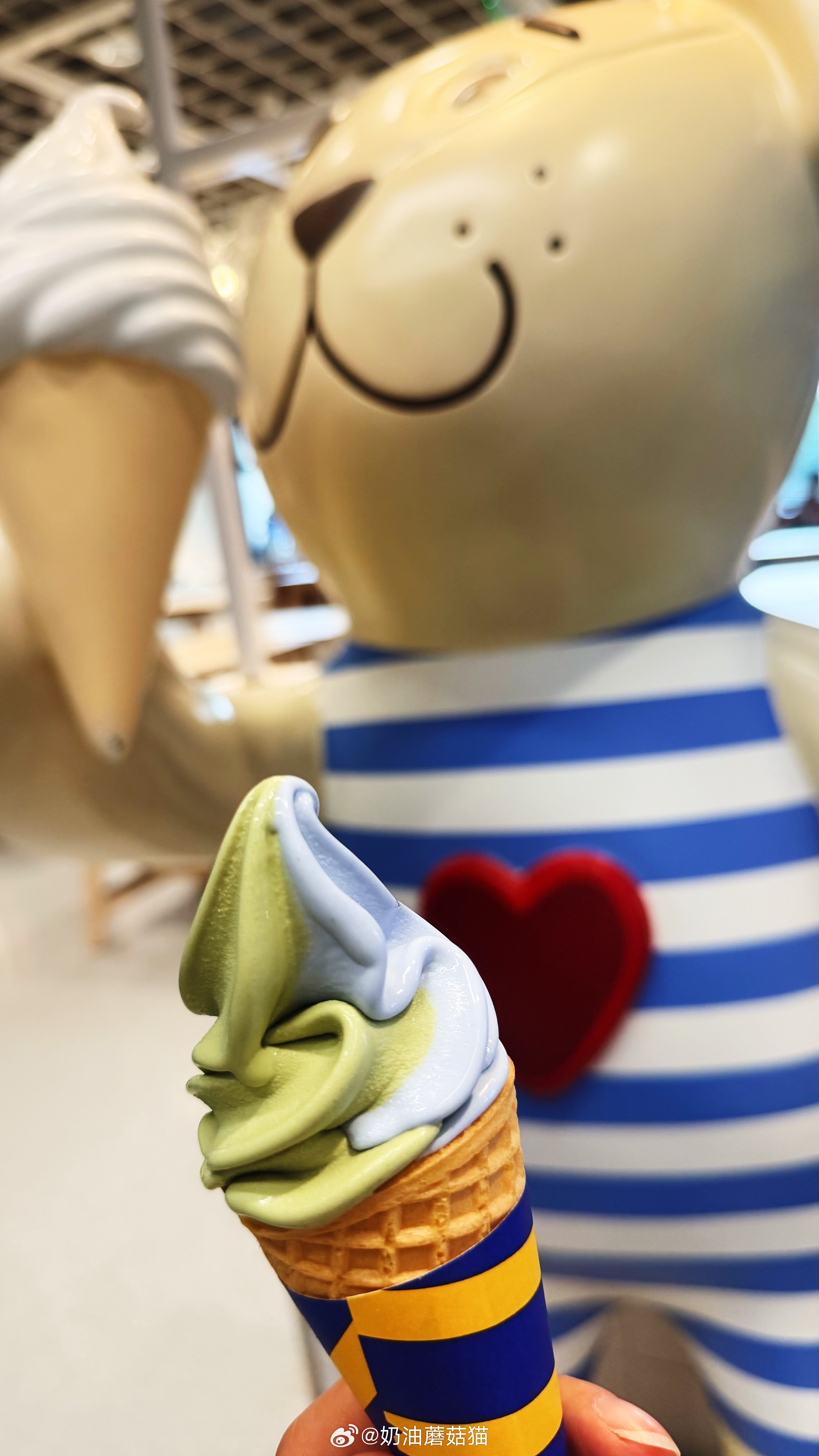 🌸：为了吃一个地球色甜筒…        让我在家饿肚子一下午？？？     