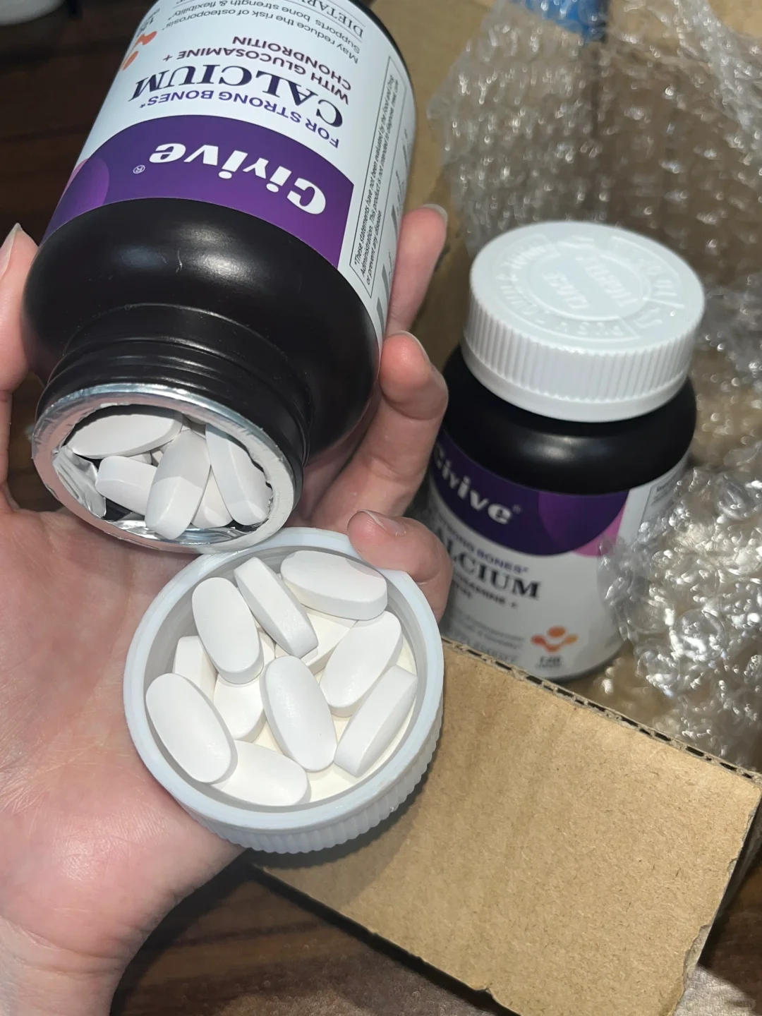 内调仨月，氨糖软骨素你有点东西。。