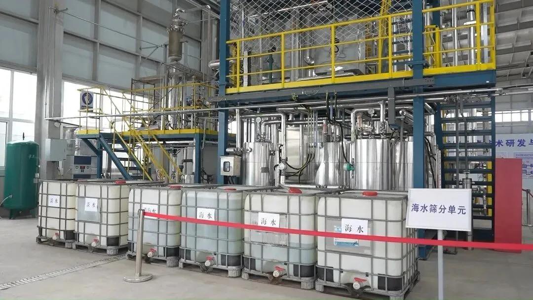 全球首个实现海水一边制氢、一边原位提取海洋战略元素的成套装置落地！咱们中国团队拿