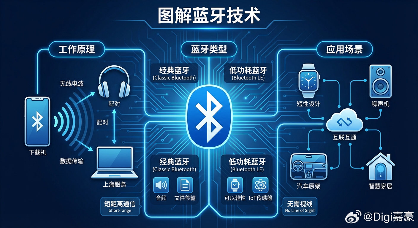 平时天天在用蓝牙耳机、手环、车机，很多人都不知道蓝牙其实分为两大种类。蓝牙依靠无