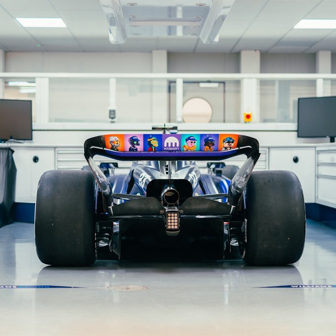 威廉姆斯车队与赞助商Kraken推出了特别款涂装尾翼，将在下周美国大奖赛使用。上