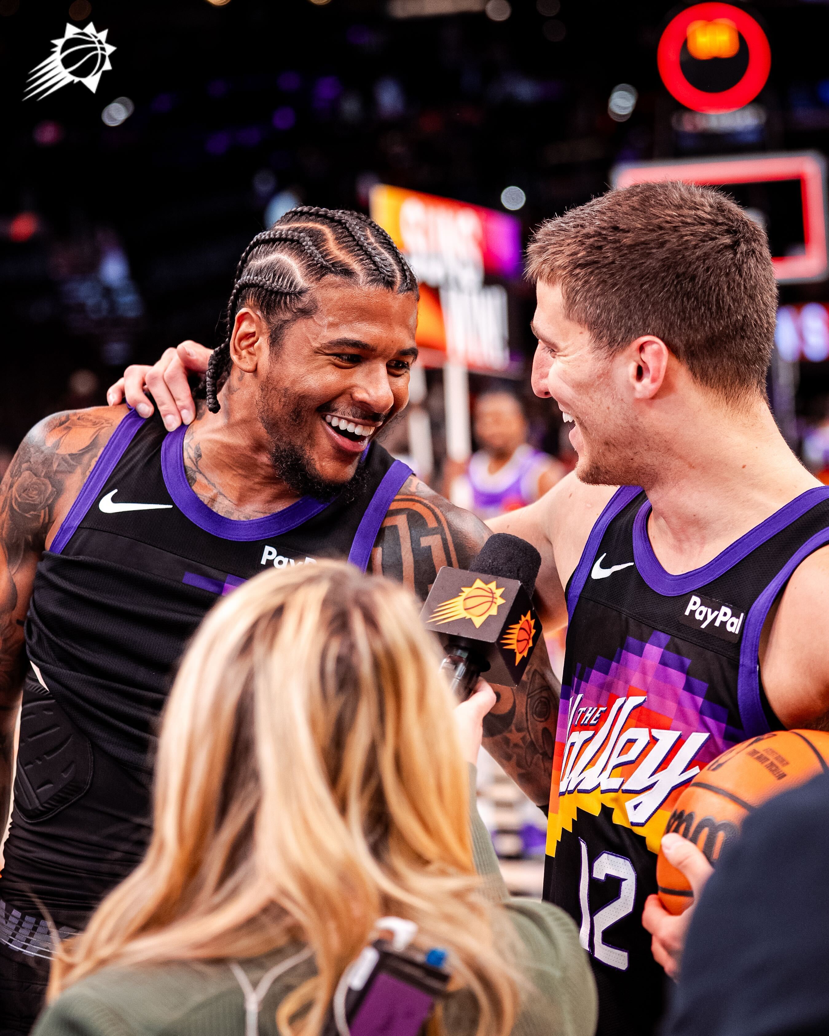 绝杀后的喜悦‼️菲尼克斯太阳 ｜旭日东升 ｜杰伦格林双加时绝杀魔术