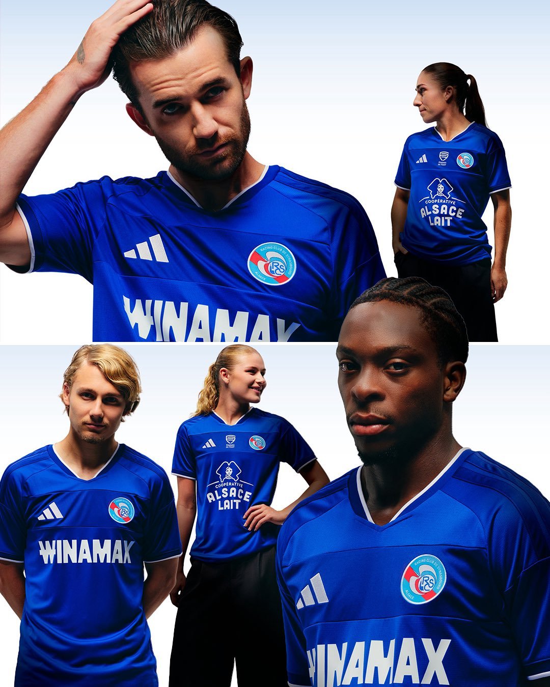 🆕🔵 斯特拉斯堡公布2026/27赛季新主场球衣法甲 法甲联赛
