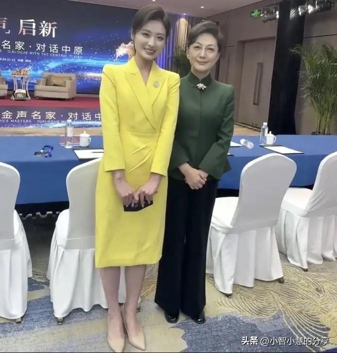 海霞就是在身高上吃了亏，论颜值、形象、气质她一点也不输周涛，但站在周涛的旁边还是