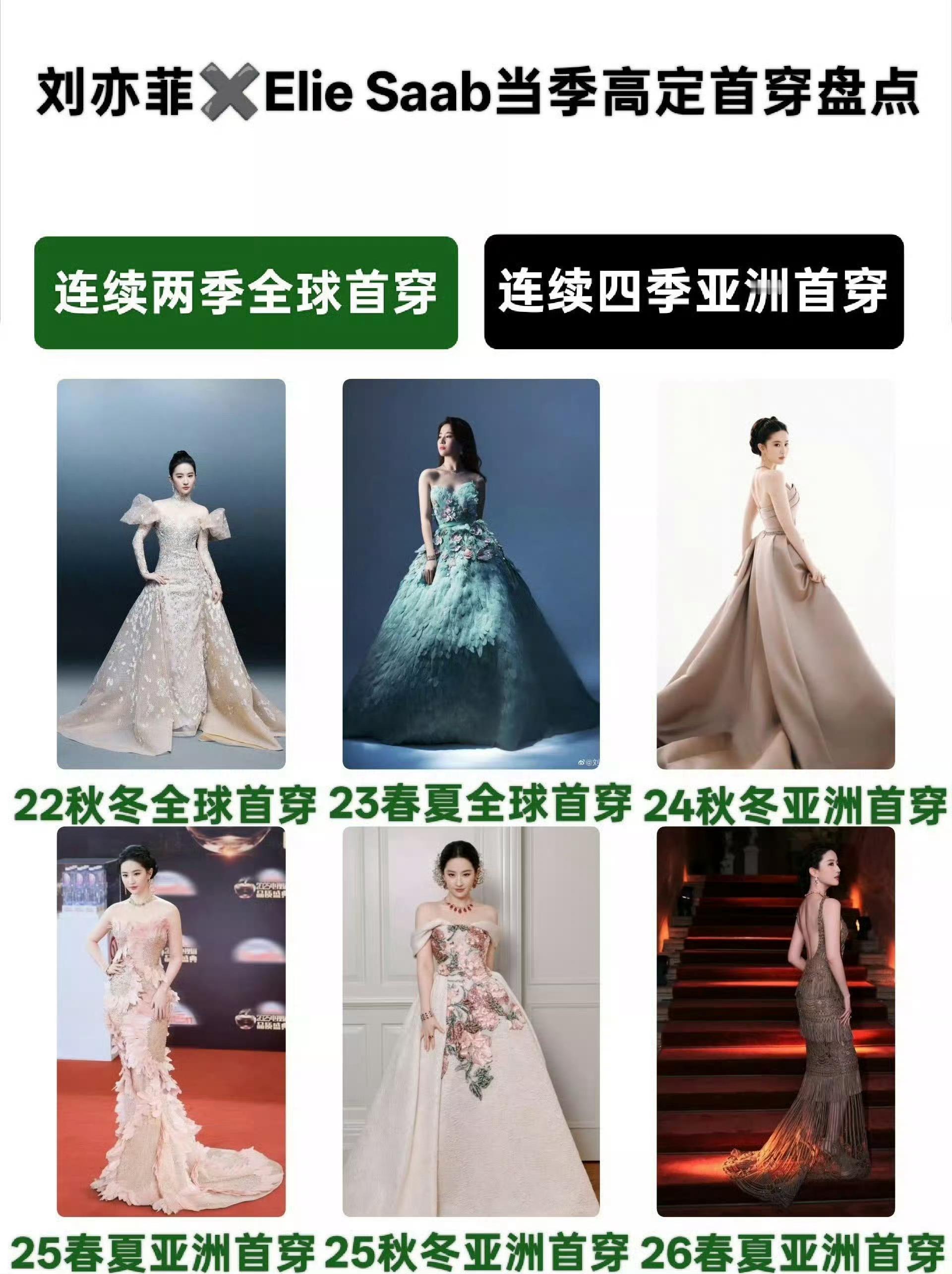 你也想穿ES当季高定吧!看刘亦菲穿就行[不愧是你] ​​​