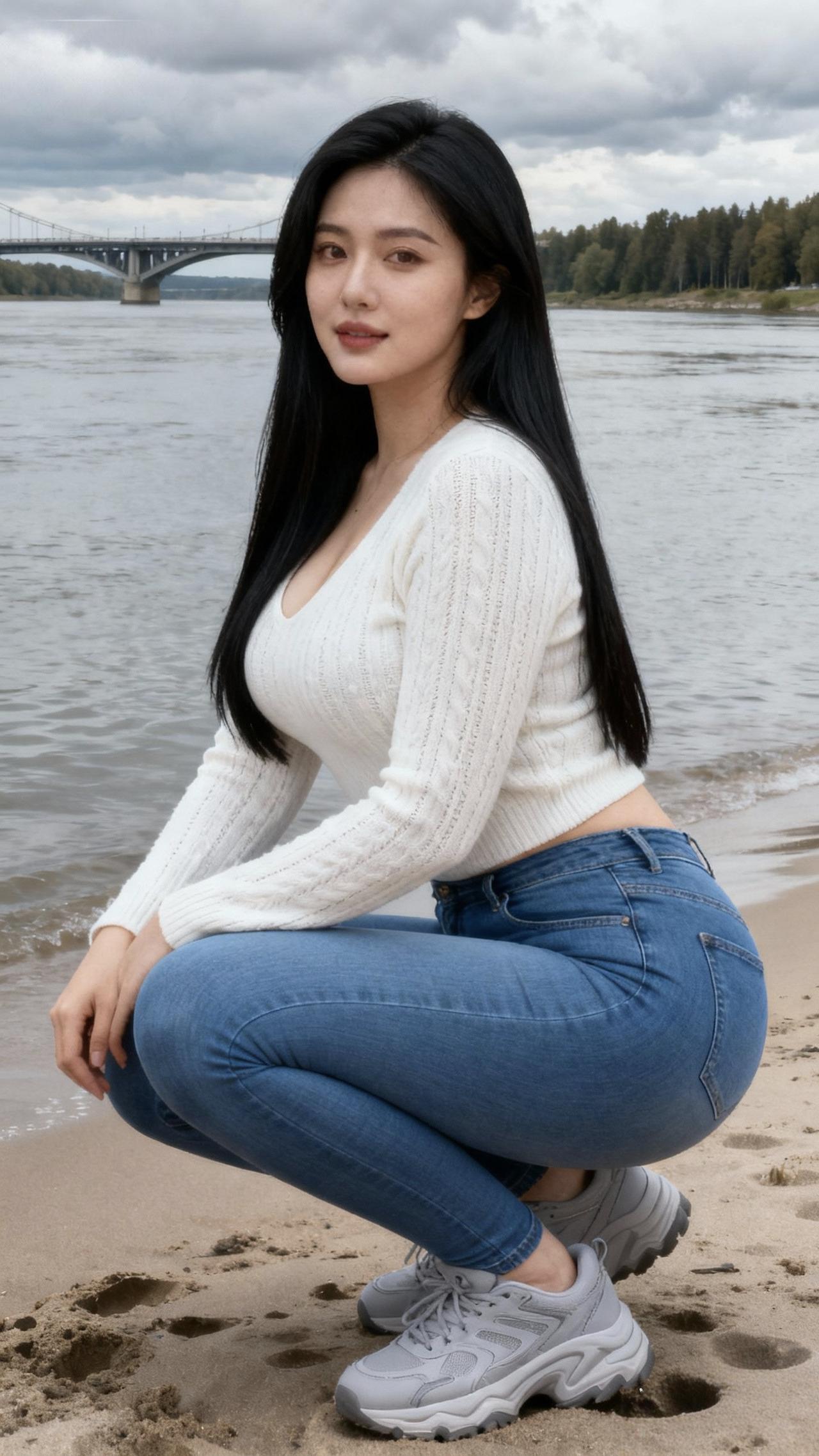 紧身牛仔裤你们觉得什么样的身材才是好身材 什么样的女人最令人着迷