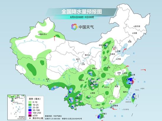 台风“白海豚”靠近浙闽沿海风雨渐起 中东部多地暑热消减