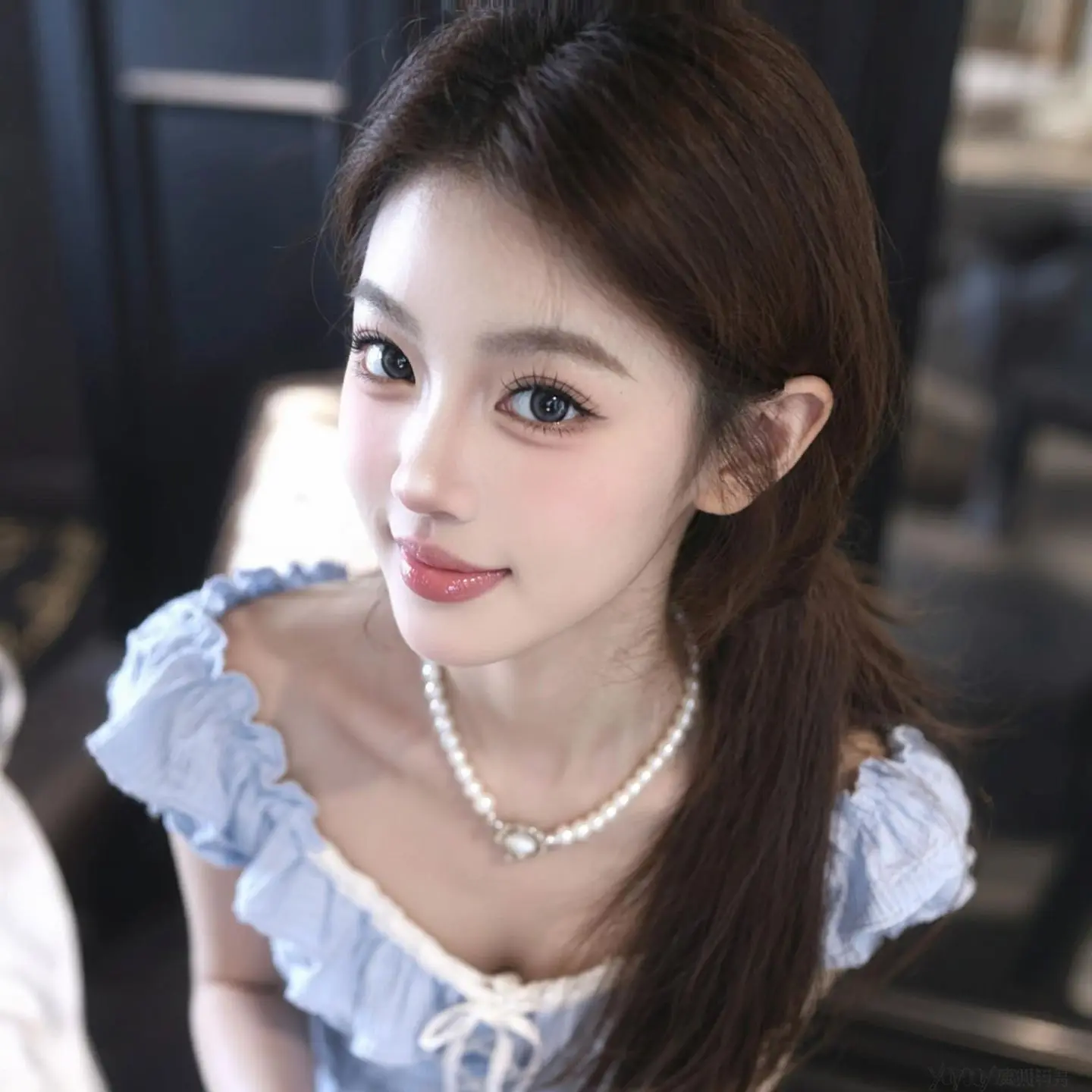 AI清新蕾丝写真 ai创作 写真风格