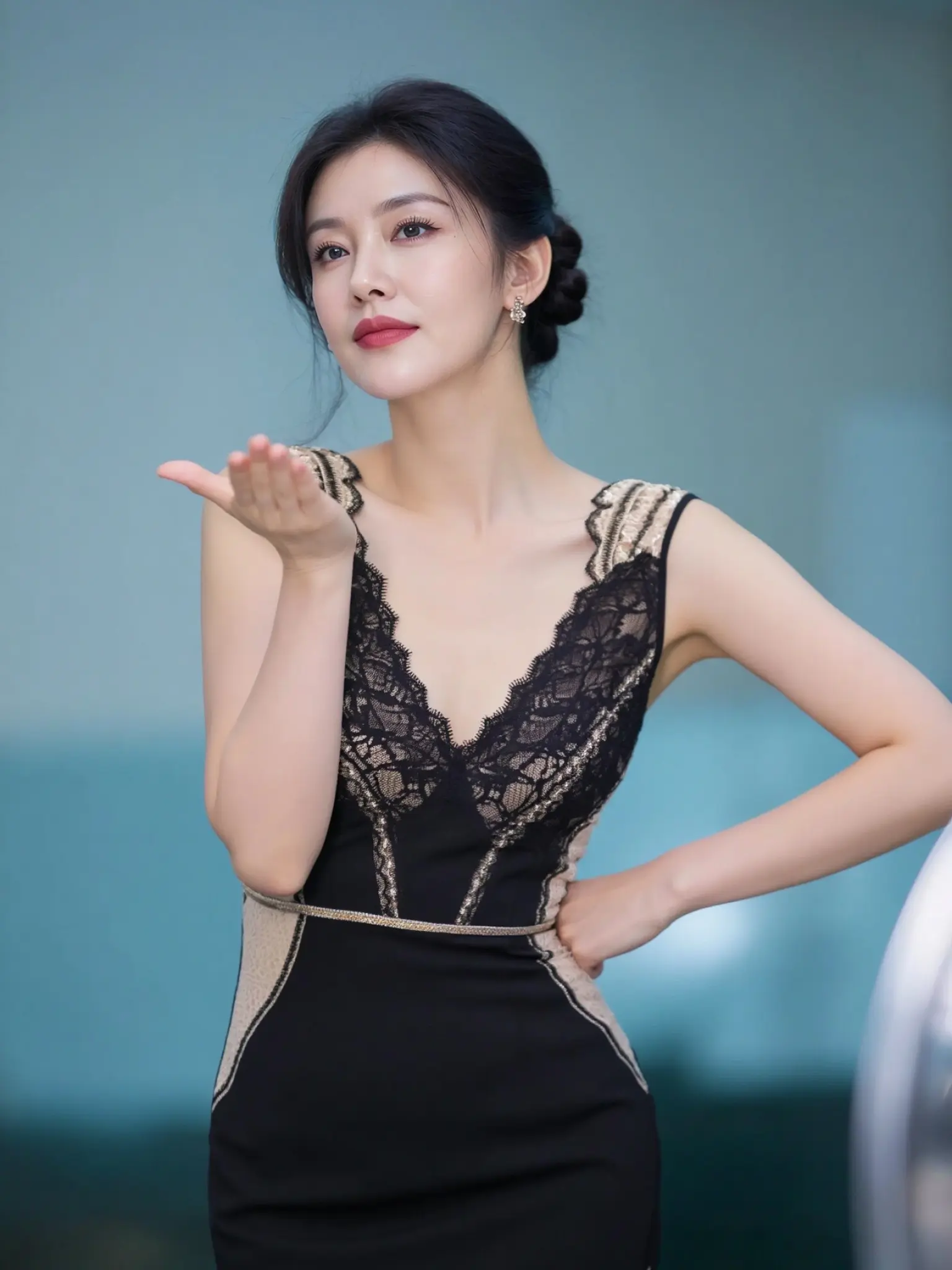 AI蕾丝淑女照 ai创作