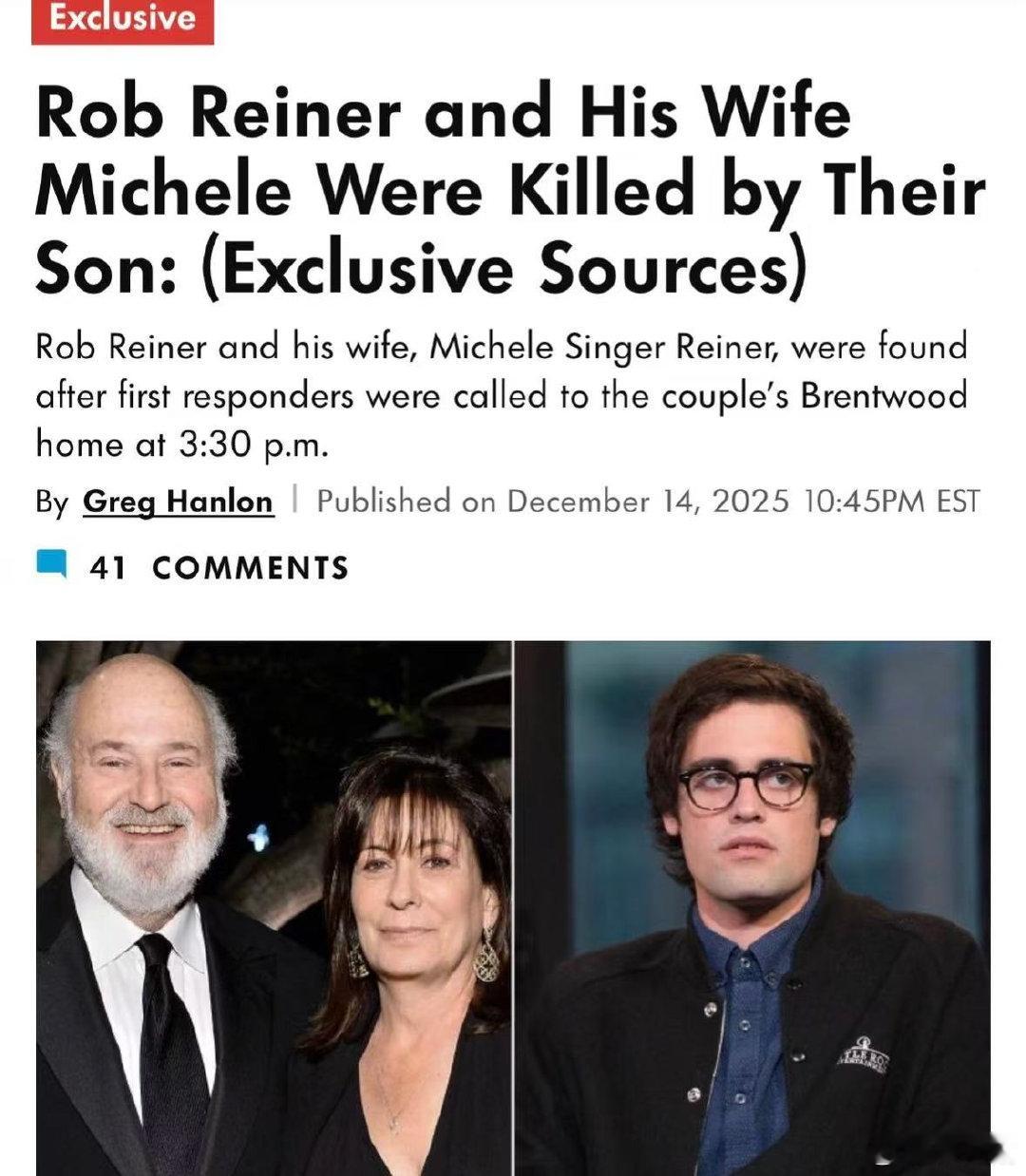 曝怦然心动导演被儿子杀死《怦然心动》《伴我同行》《当哈利遇到莎莉》《危情十日》《