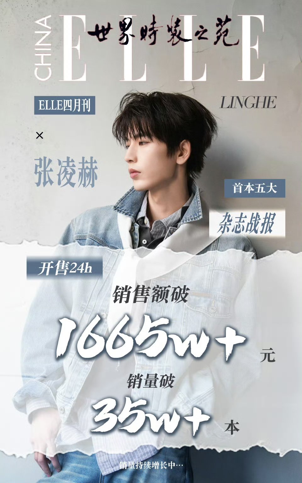 张凌赫elle杂志24小时战报张凌赫首登elle24小时战报 张凌赫首登elle