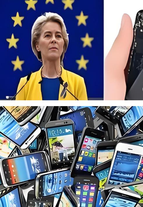 欧盟官员重拳出击，一纸命令要求2027年2月18日后在欧洲卖的所有手机，都必须让