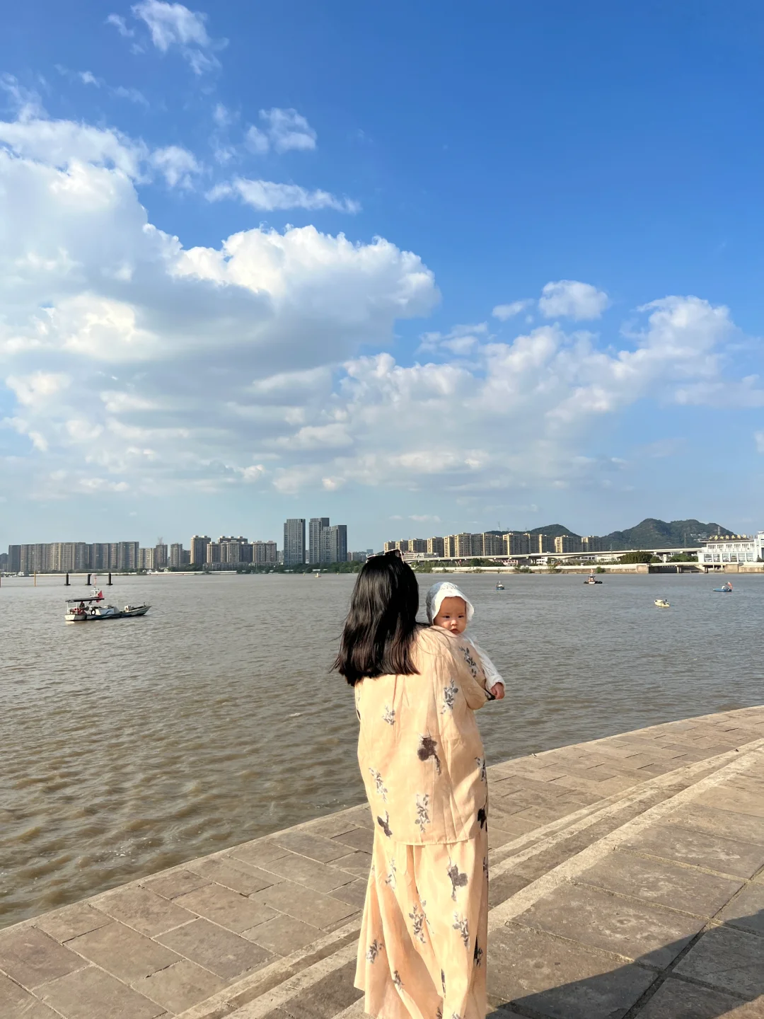 有效户外🚗带娃去人少景美的地方看江景