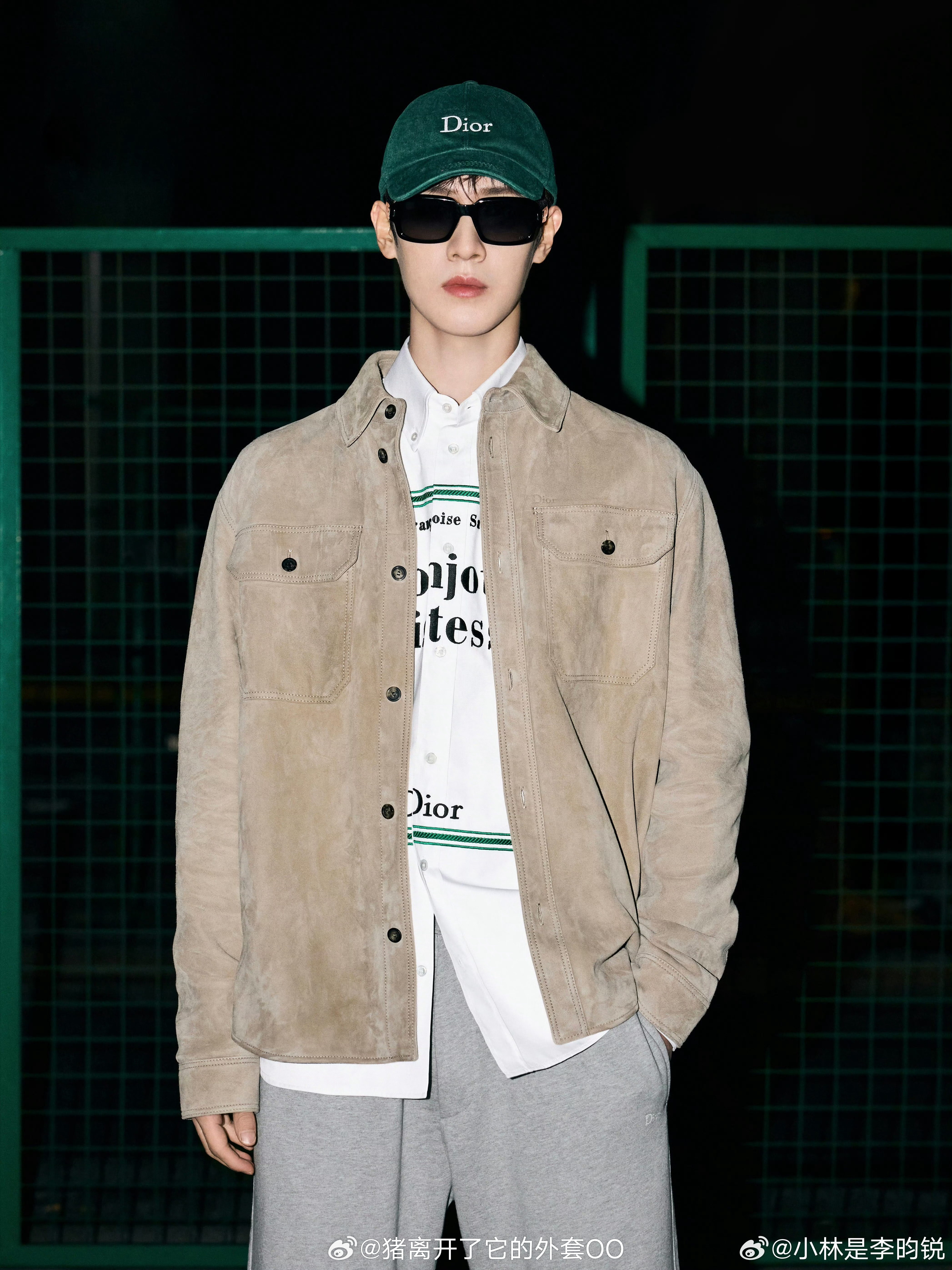 李昀锐、王楚然，巴黎时装周迪奥大秀出发图！！