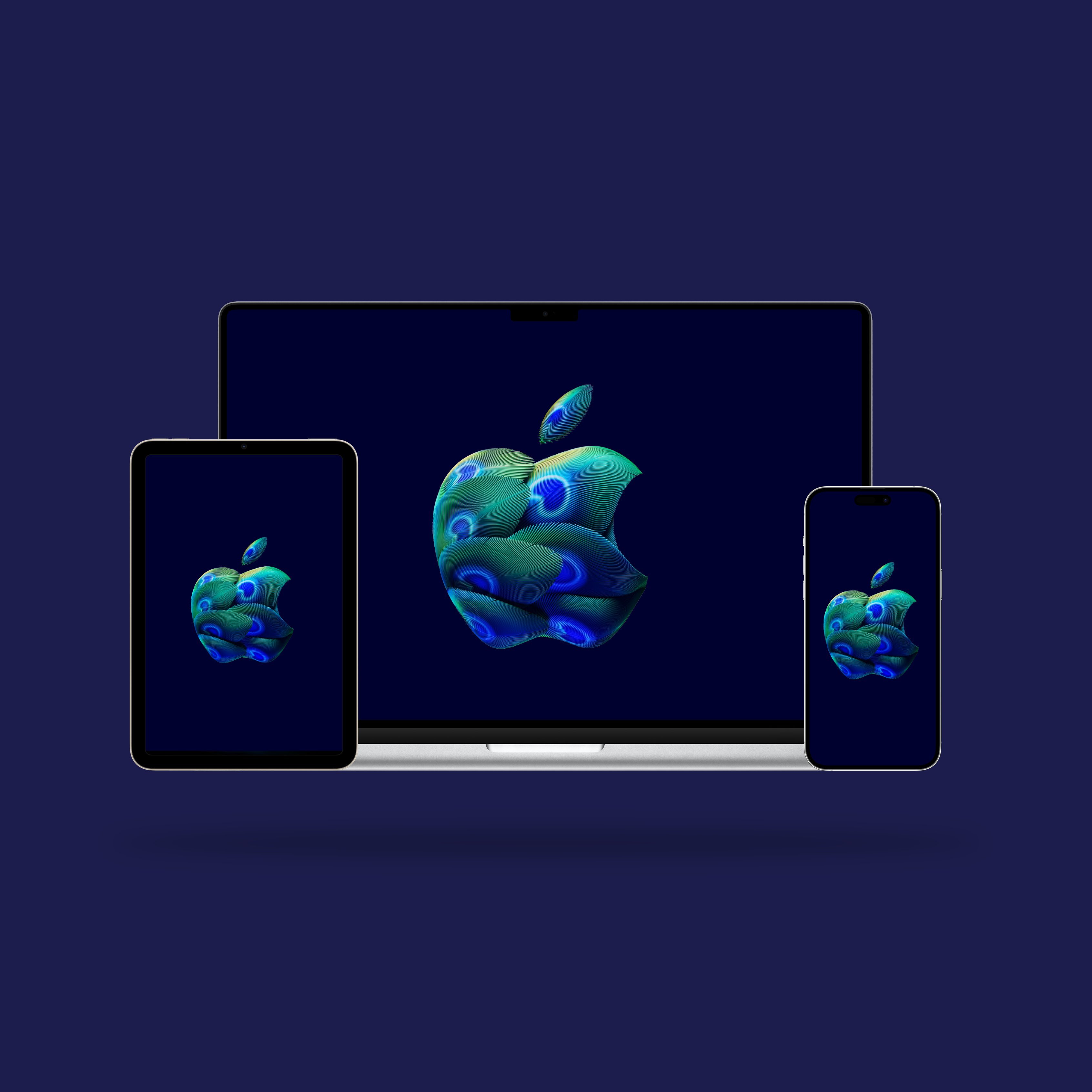 苹果每开一家 Apple Store  就会有一套新店壁纸。这个传统挺不错的～这