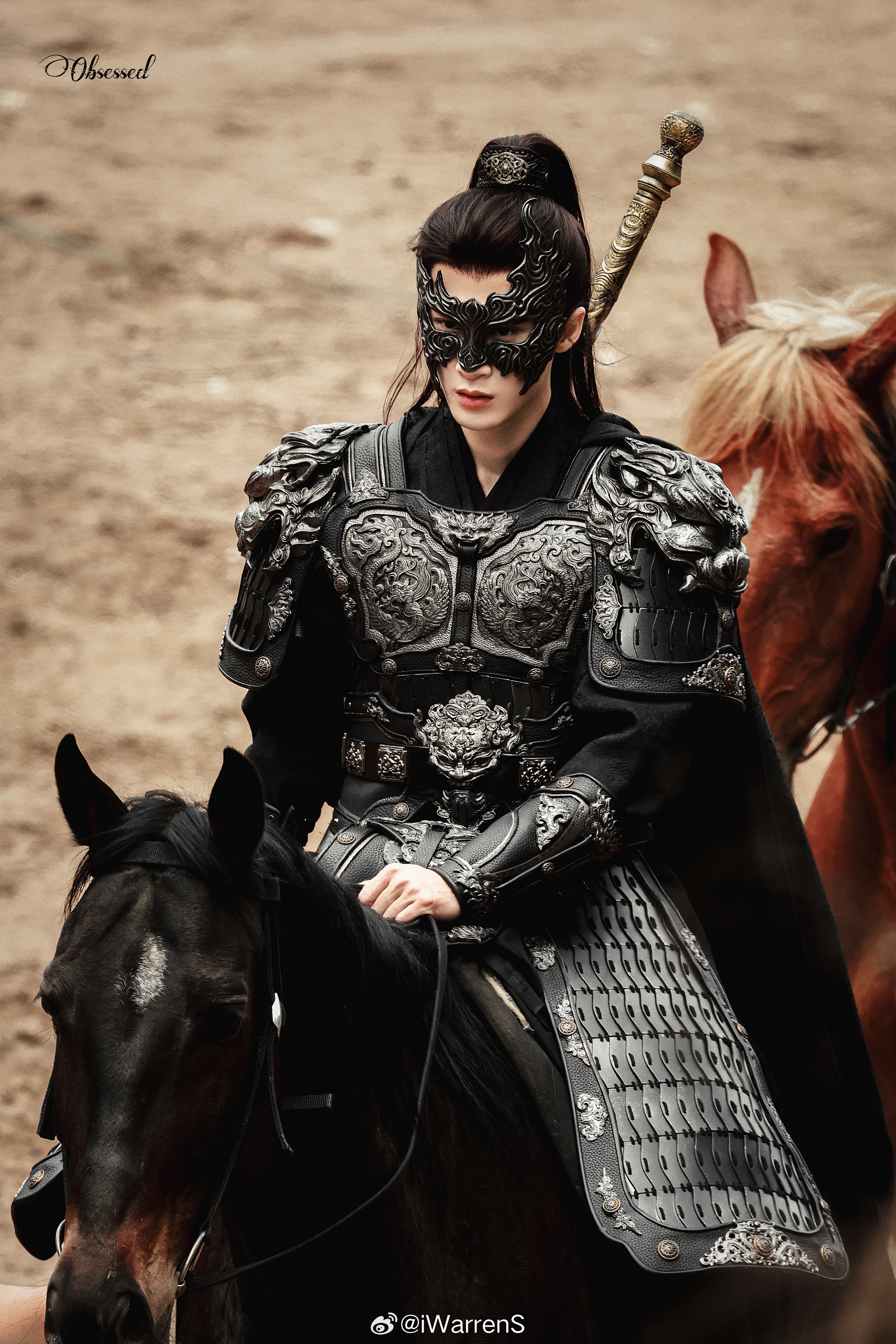 何不同舟渡檀健次谢却山马上打戏路透也太帅了吧！檀健次谢却山将军造型