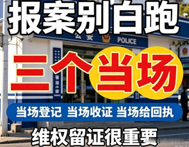 公安部定死“三个当场”报案必拿回执 不给就是你翻盘的最大底牌子