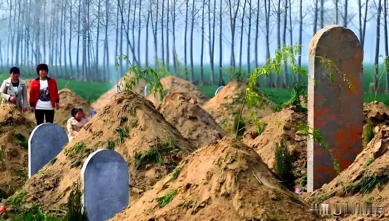 广州，兄妹二人清明节去山上扫墓，到地方发现母亲的坟墓不见了！反被一座新坟占了地。