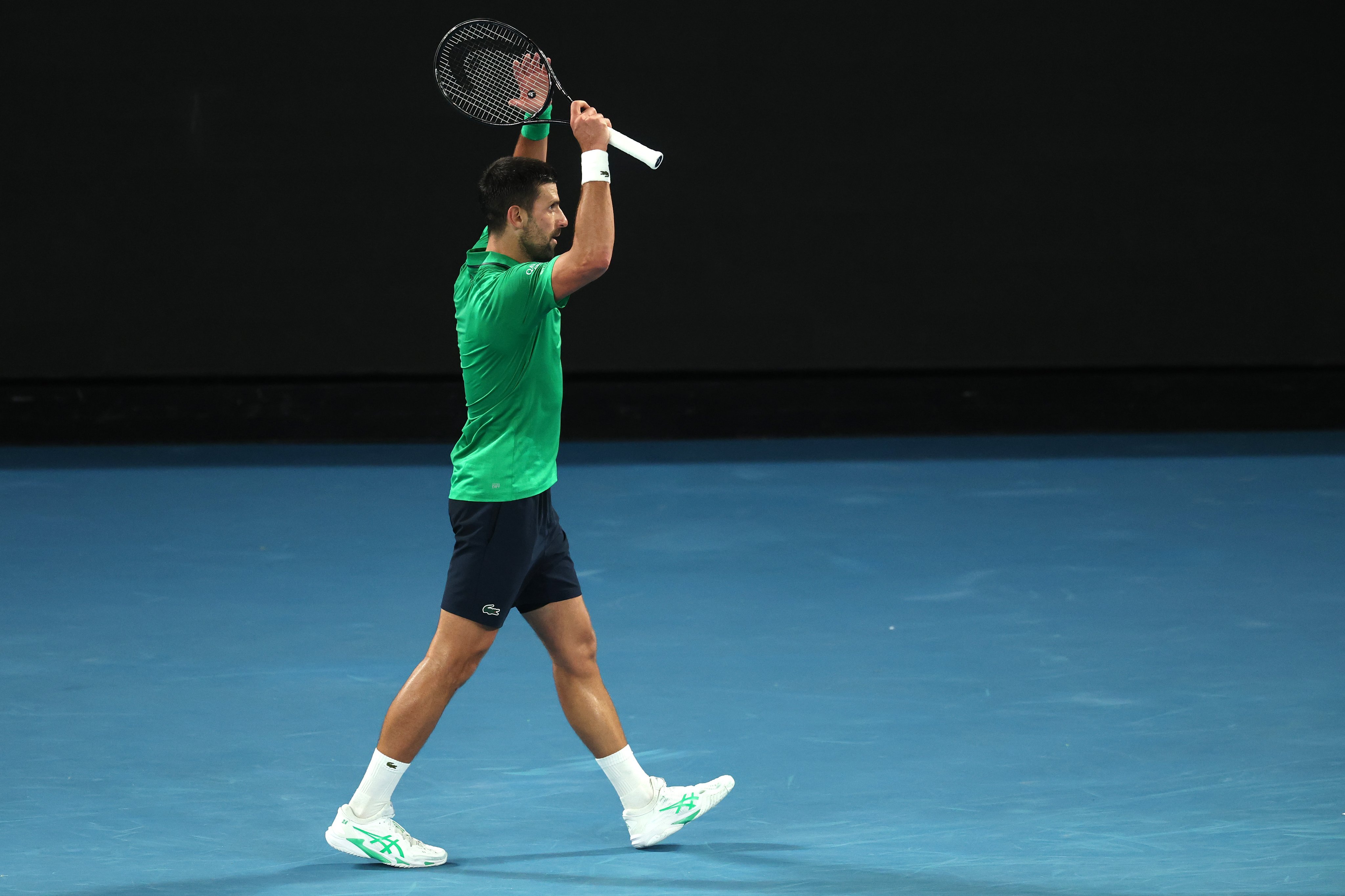 德约科维奇vs辛纳 五盘大战又来了！德约科维奇以6-4拿下第四盘，再次把与辛纳的