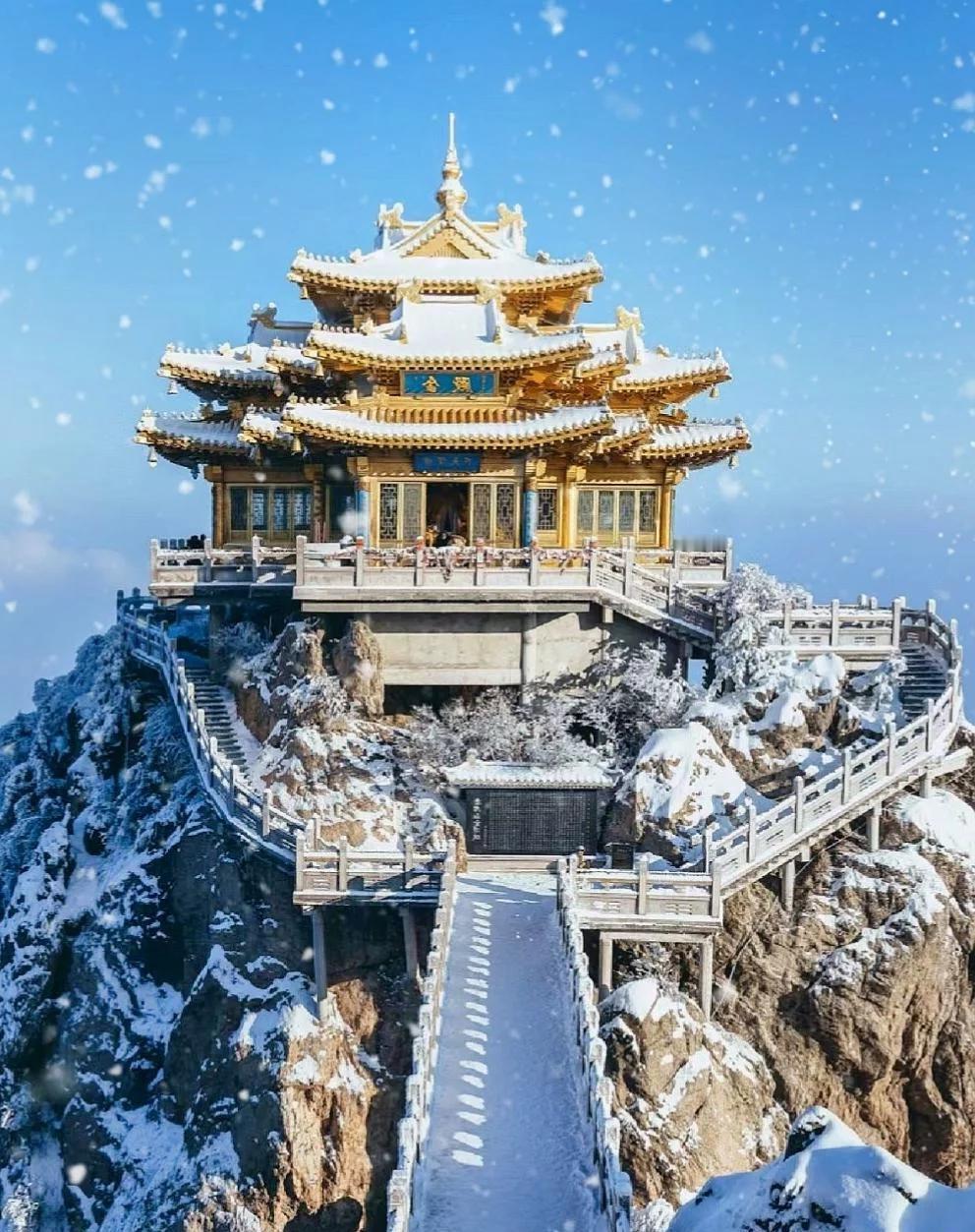 河南下雪了，不是那种星星点点的小雪粒，是鹅毛大片，一团团跟撕烂的棉絮似的往下砸，