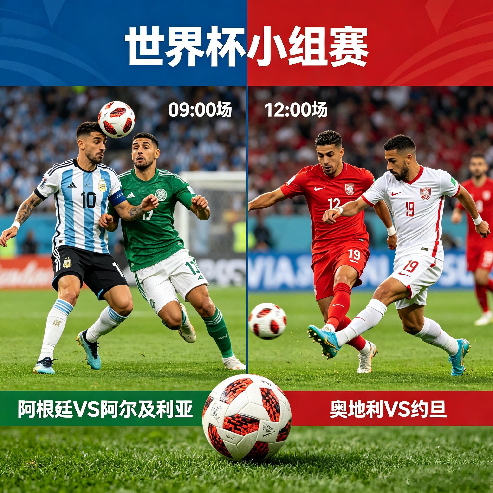 世界杯明日（小组赛）🏆世界杯 ⏰09:00 阿根廷 VS 阿尔及利亚方向：铁腕