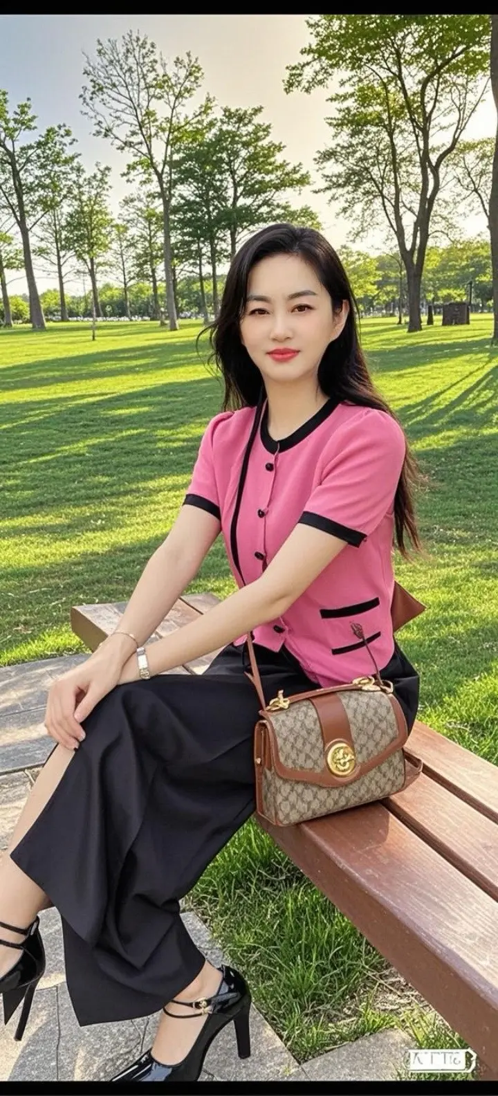 草坪佳人  穿搭 简约穿搭