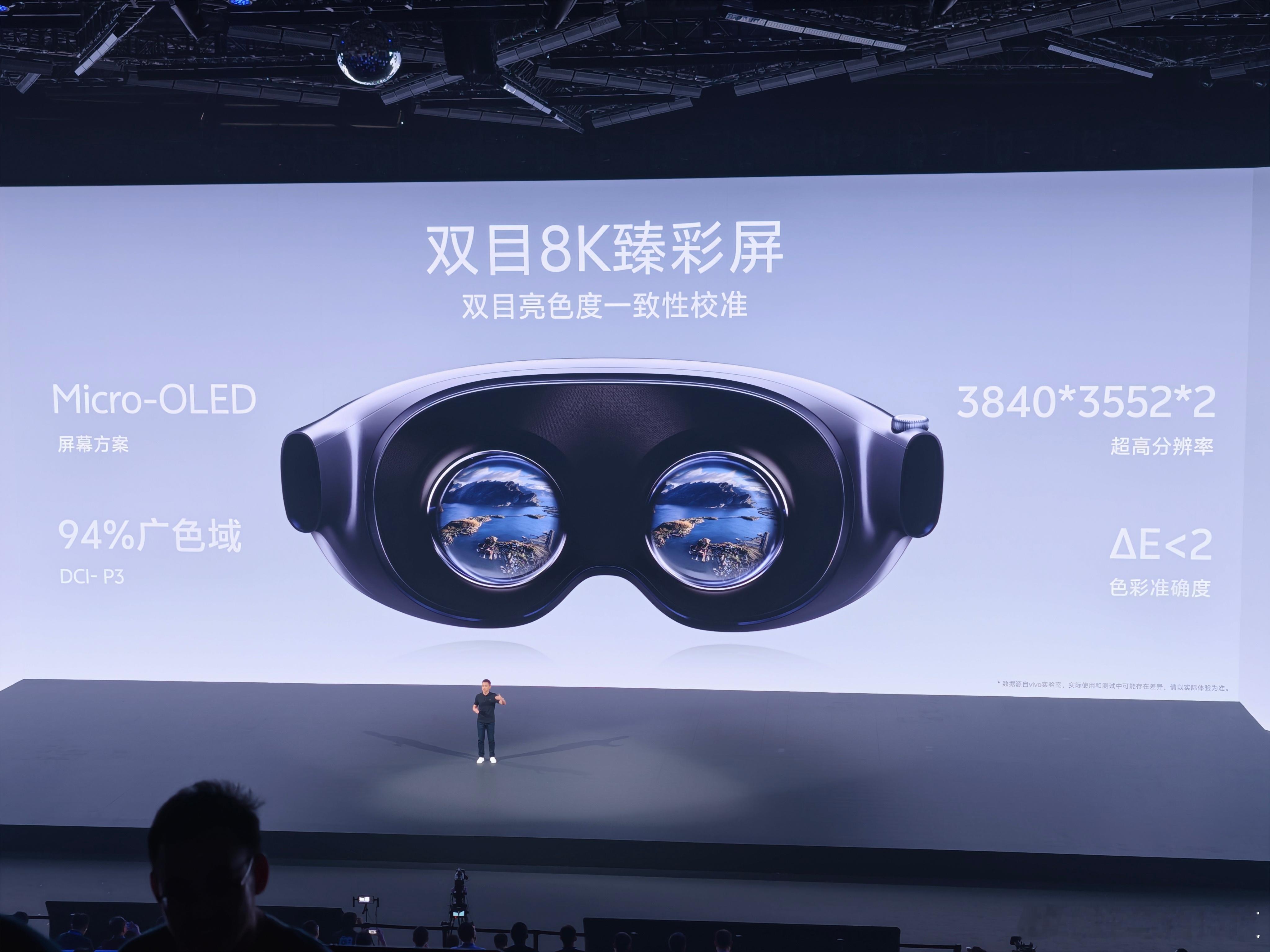 vivo Vision 探索版 用的也是8K分辨率的Micro-OLED屏幕 ​