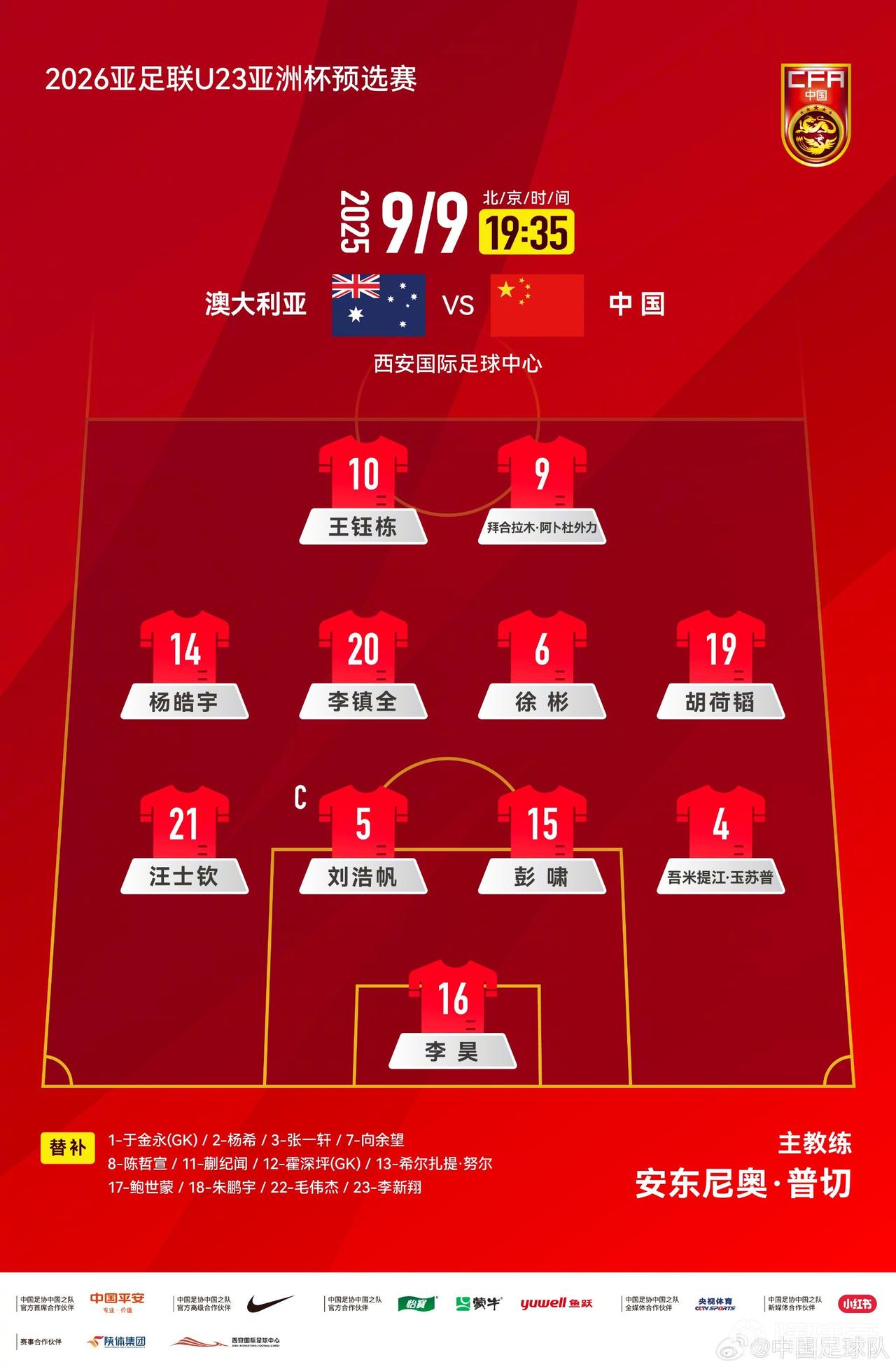 一场无聊的比赛，双方心照不宣的过程和结果！U23国足0-0战平澳大利亚U23，这