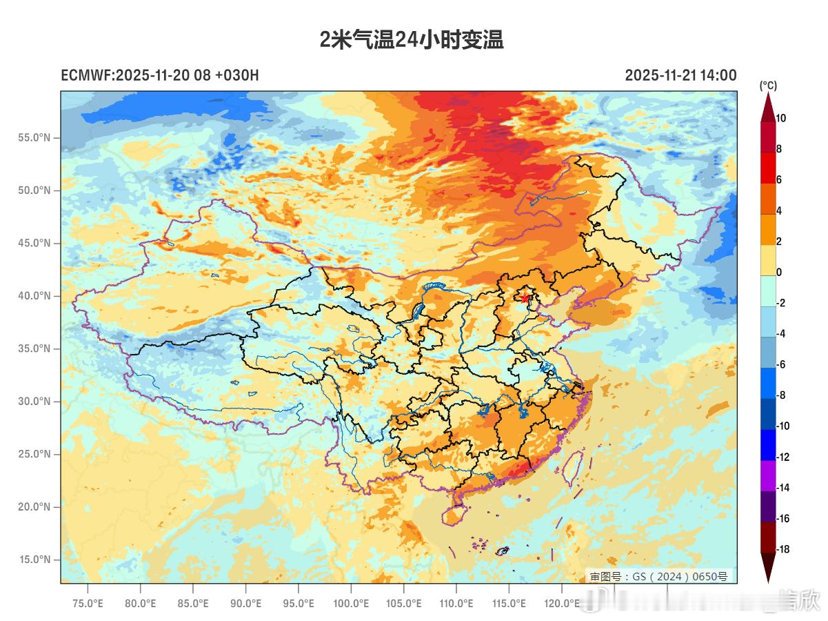 【气温冲高回落 起伏加大】未来2天我国大部地区的气温还会上升。北方多地在22日气