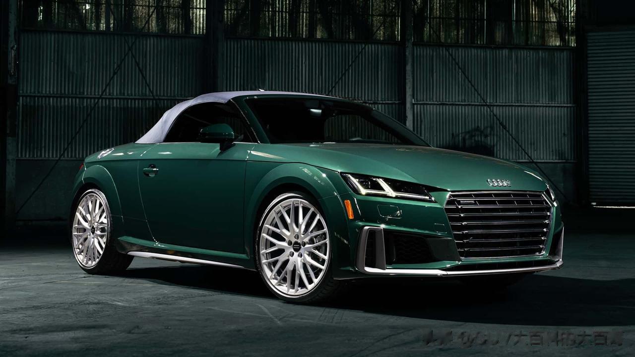 奥迪在北美推出最终版奥迪TT，限量发售50台。采用了独特的绿色车漆、灰色顶棚和棕