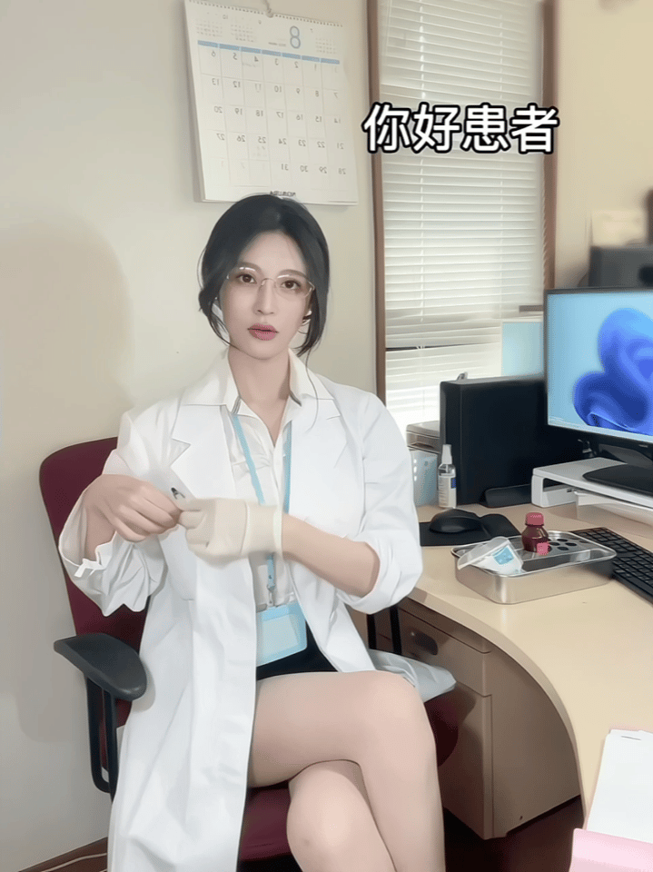 女医生这样穿你能相信她医术吗？ ​​​
