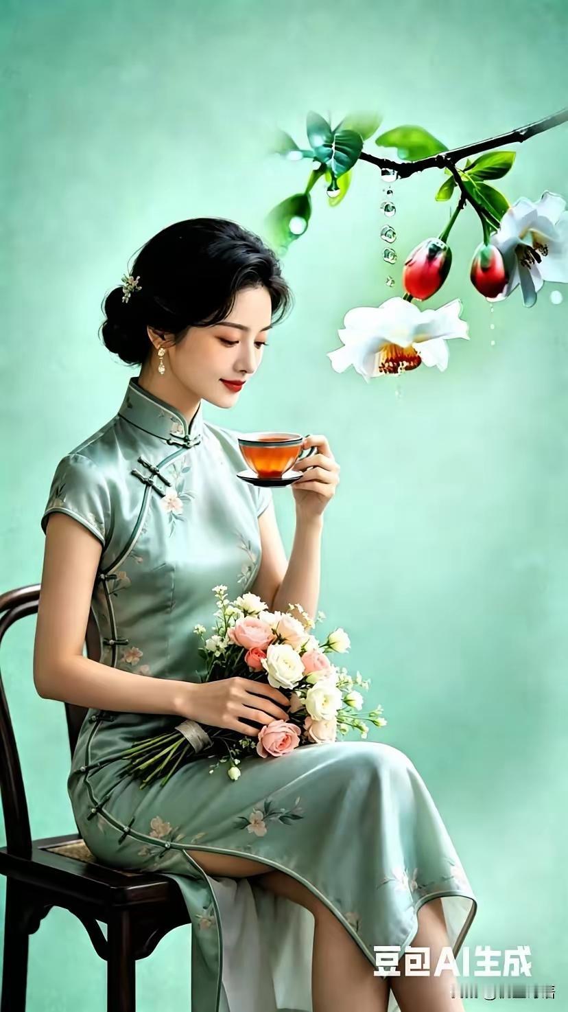 捣练子
烟浅黛，柳堤长。
桃李嫣然满院香。
柔绪漫融春色暖，
花阴悠缓岁时光。