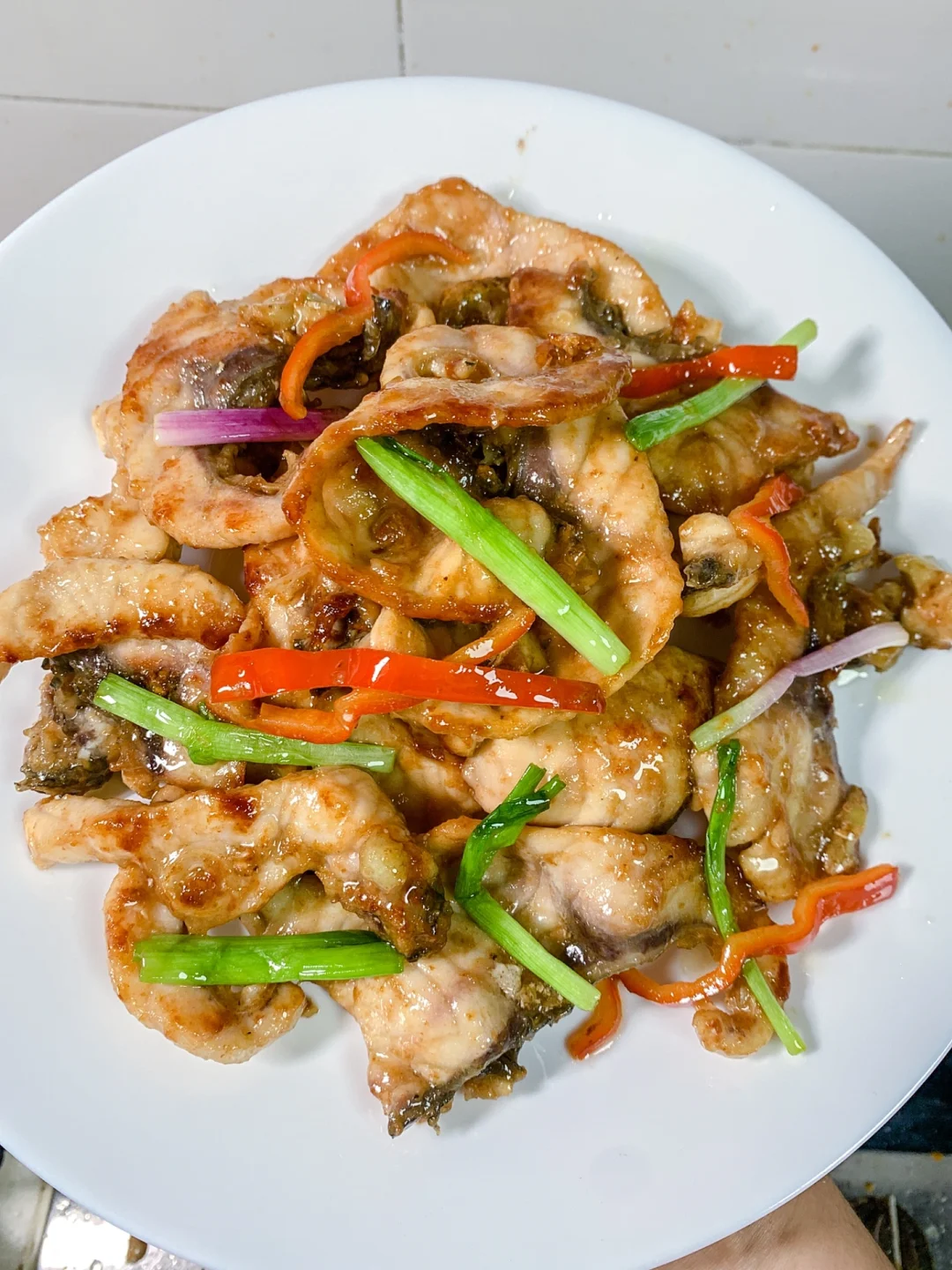 单方面宣布，我做的姜葱焗鱼片最好吃💯💯💯