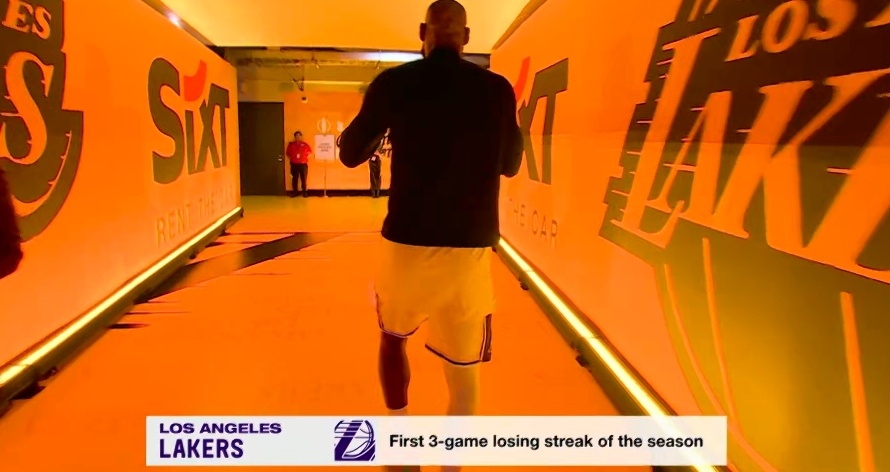 NBA圣诞大战，湖人96-119不敌火箭，赛季首次遭遇三连败。本场，詹姆斯出战3