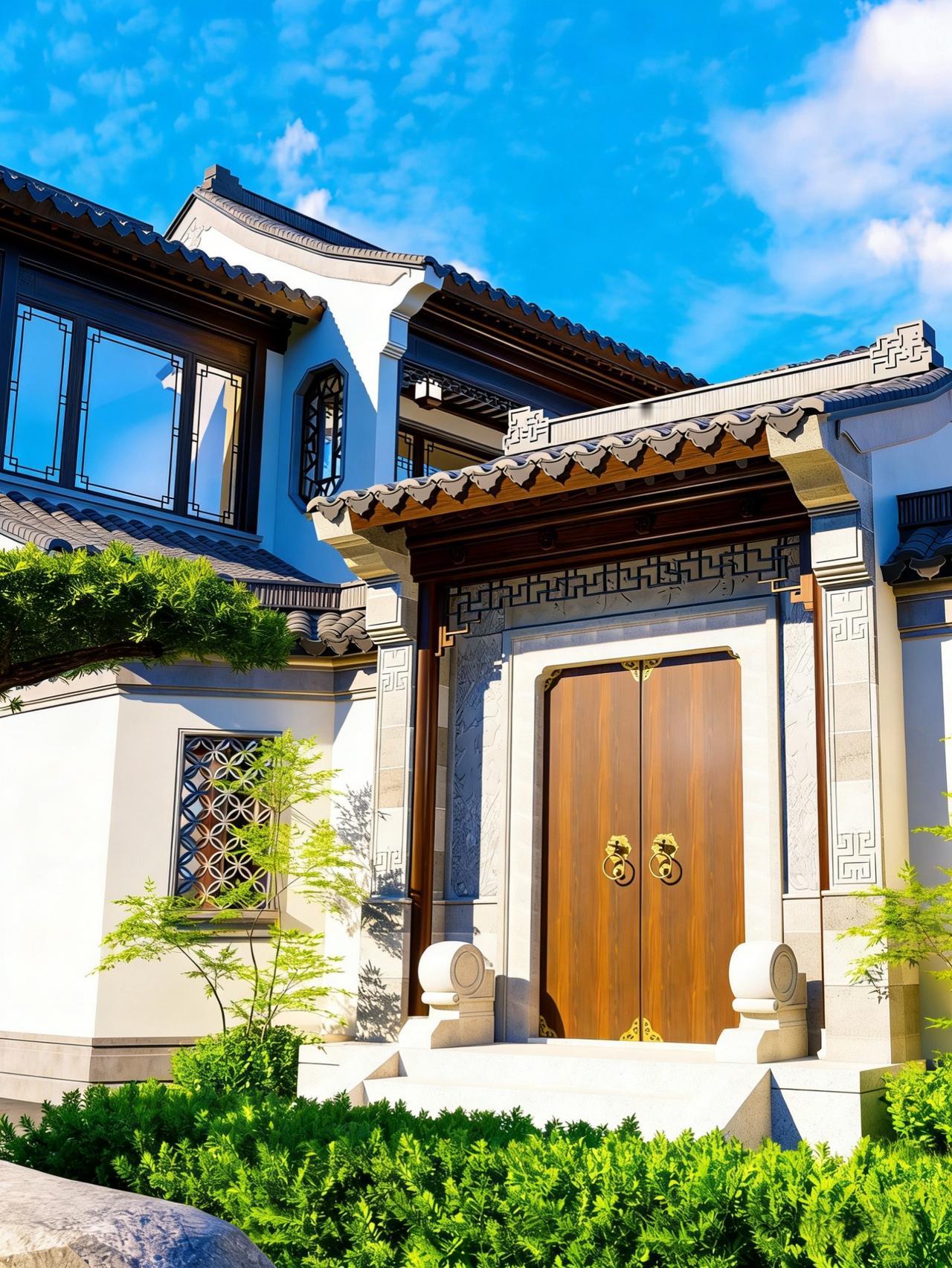自建房 别墅设计 乡村别墅 苏式建筑 建筑设计