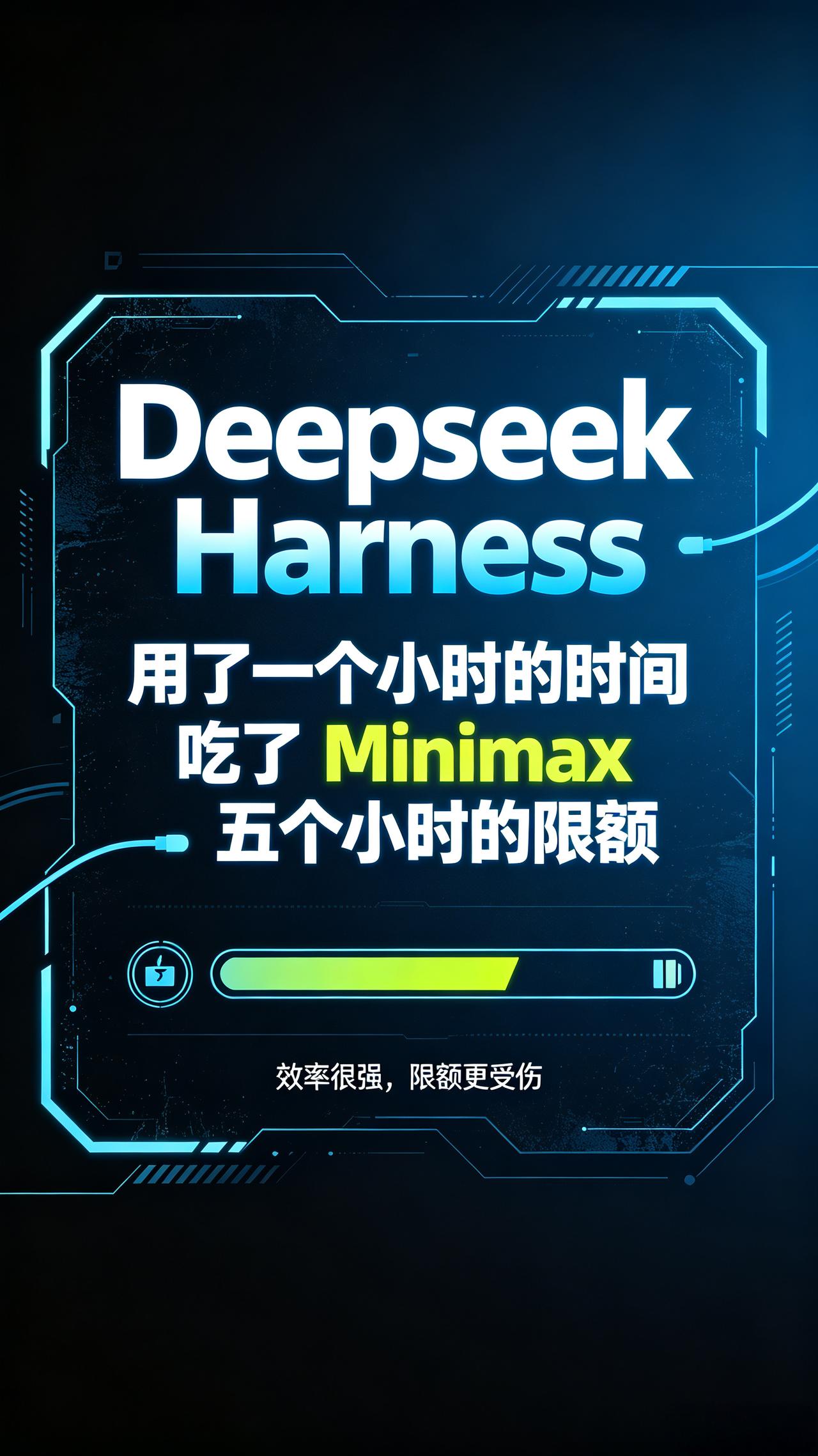 我碰到个情况，Deepseek Harness里一个任务还没跑完，就一直在消耗算