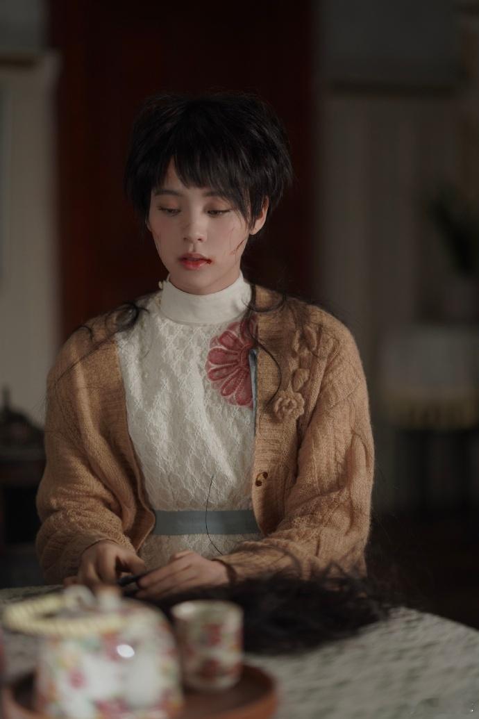 #欧阳娜娜新剧松死感# 原来大家都这样觉得，欧阳娜娜在新剧《冰雪谣》之中解锁的新