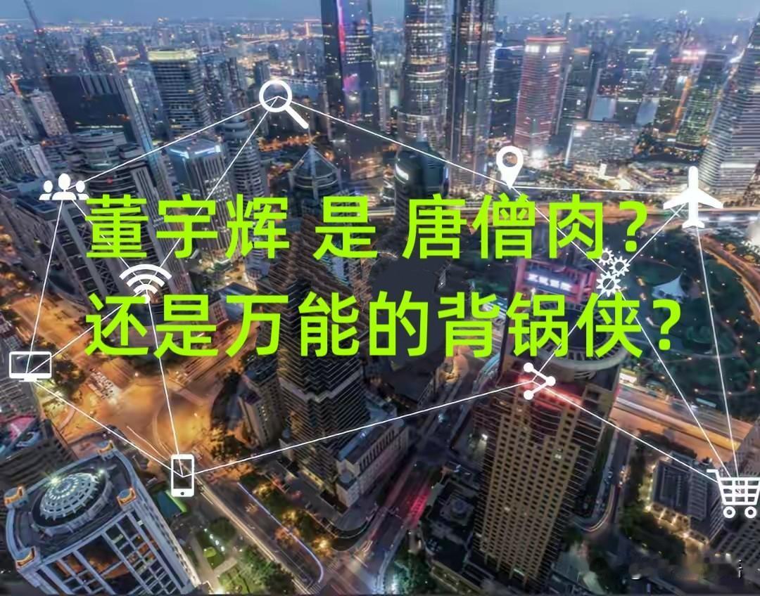 董宇辉不是唐僧肉，更像是万能的背锅侠。网上看到一个小食店经营者，在店内无顾客时，