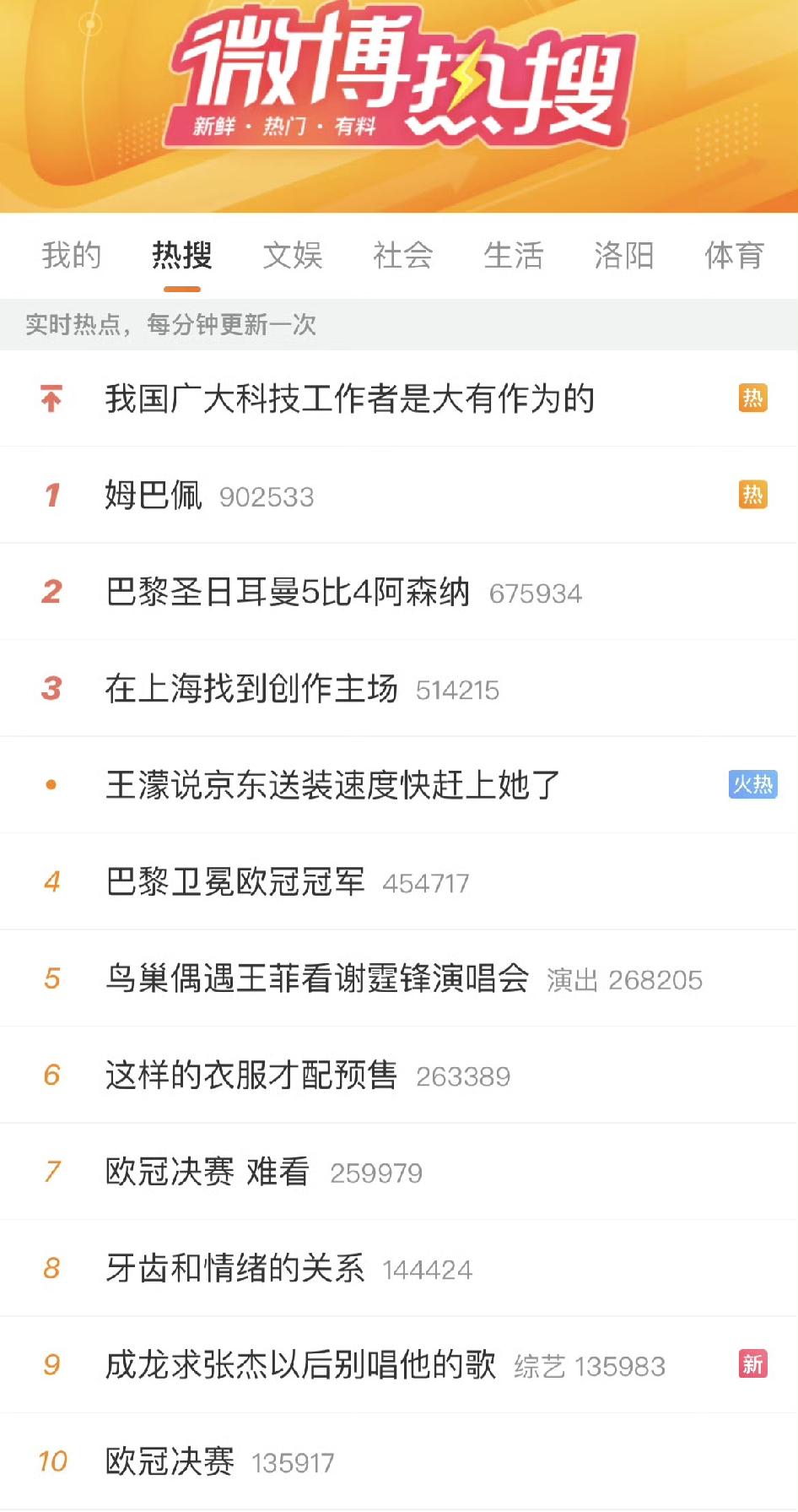 谁能想到欧冠决赛巴黎夺冠之后，热搜第一名是姆巴佩。
过去五年，姆巴佩效力的大巴黎