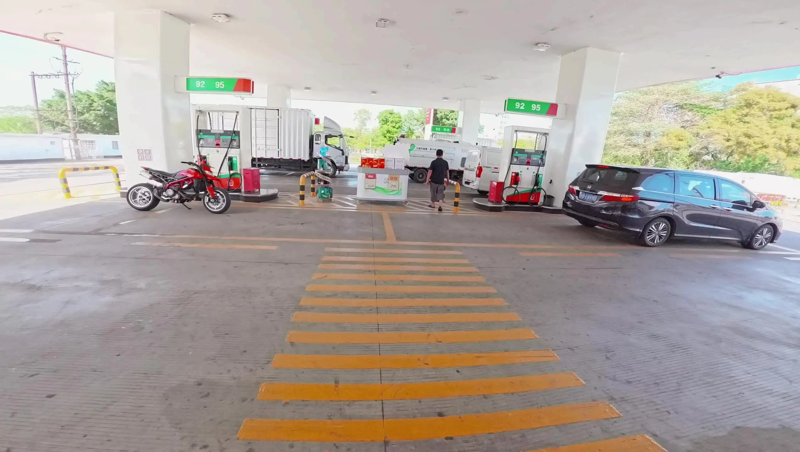 有在努力的活着……