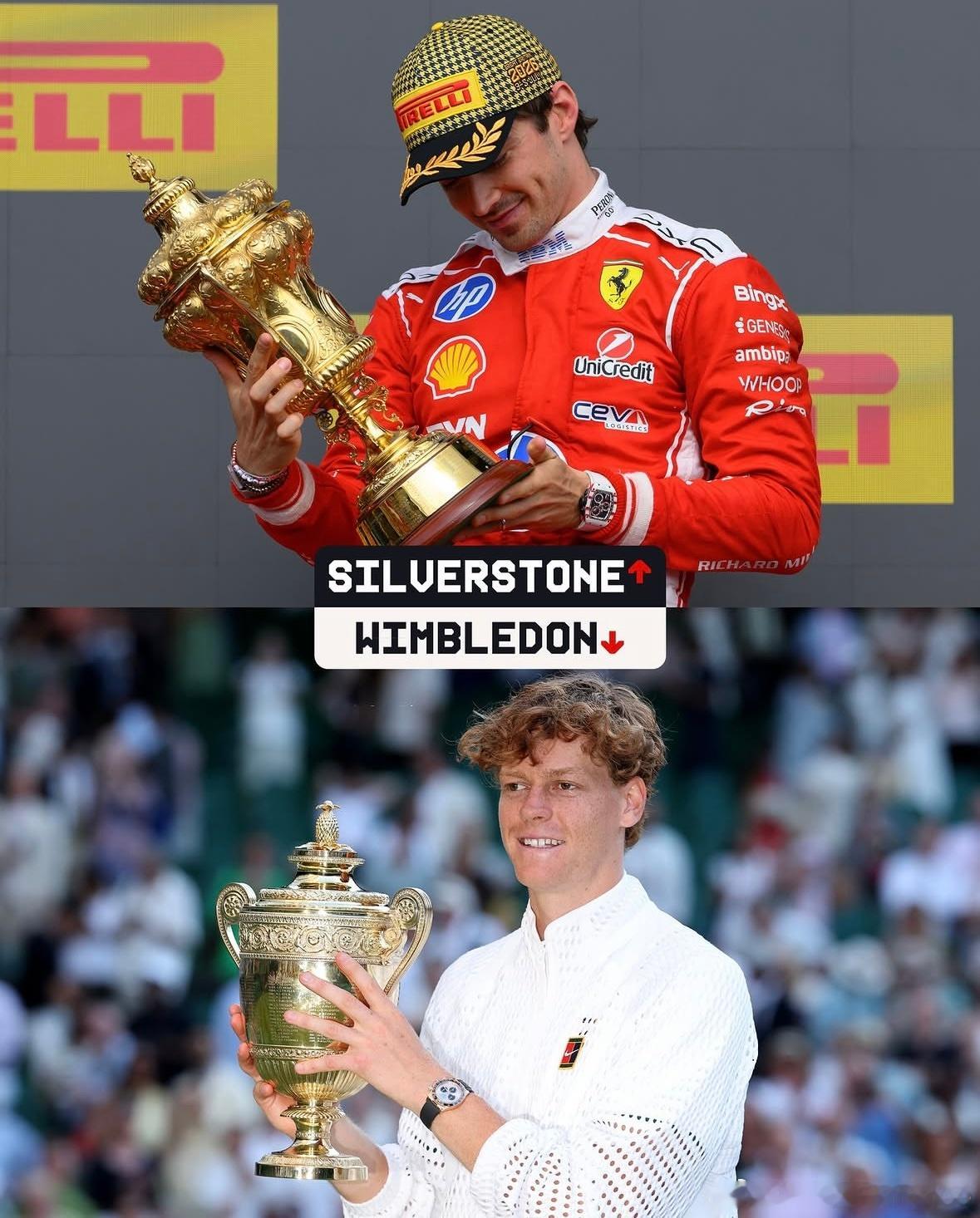 辛纳卫冕温网男单冠军 扬尼克·辛纳🇮🇹卫冕温网2026🇬🇧🏆勒克莱尔联