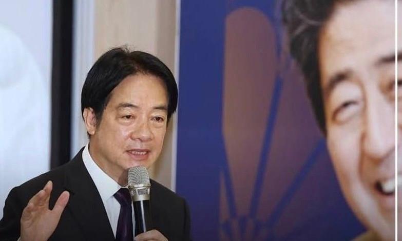 赖清德在台政大“安倍晋三研究中心”成立活动上公然声称，台湾能保持和平、未遭大陆“