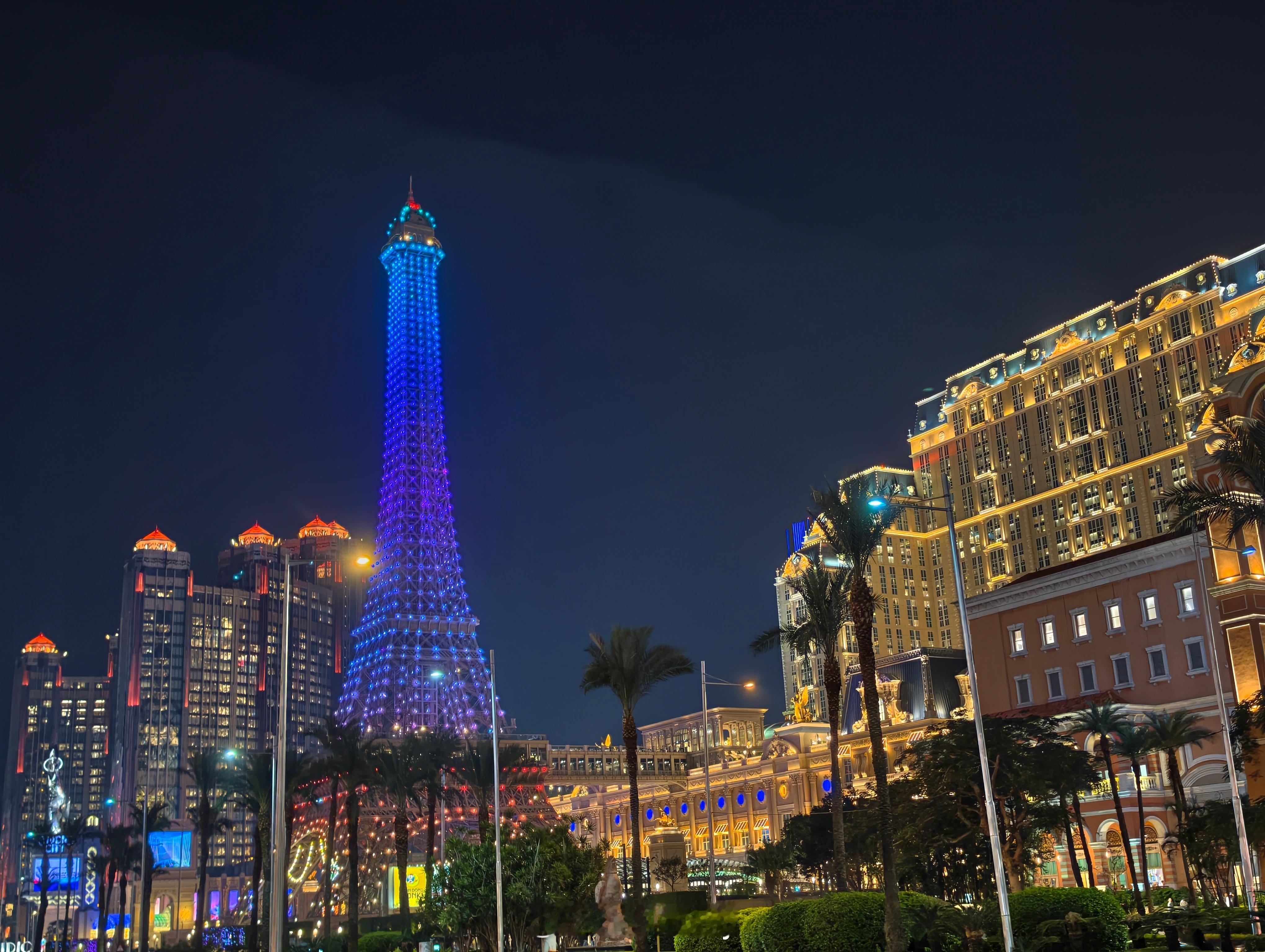 澳门把欧洲的浪漫带到了这里夜景很美 